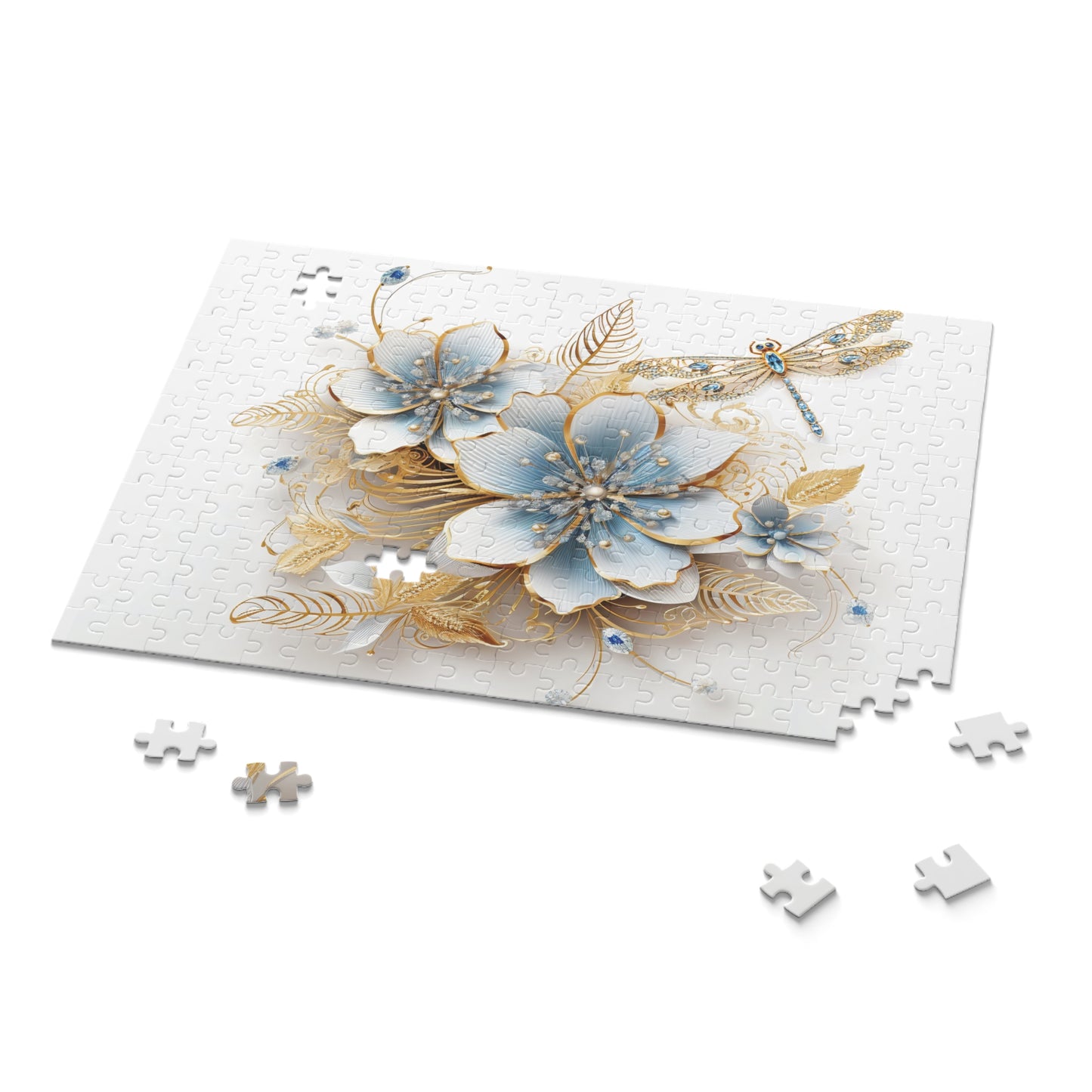 Personalised/Non-Personalised Puzzle, Floral (120, 252, 500-Piece)