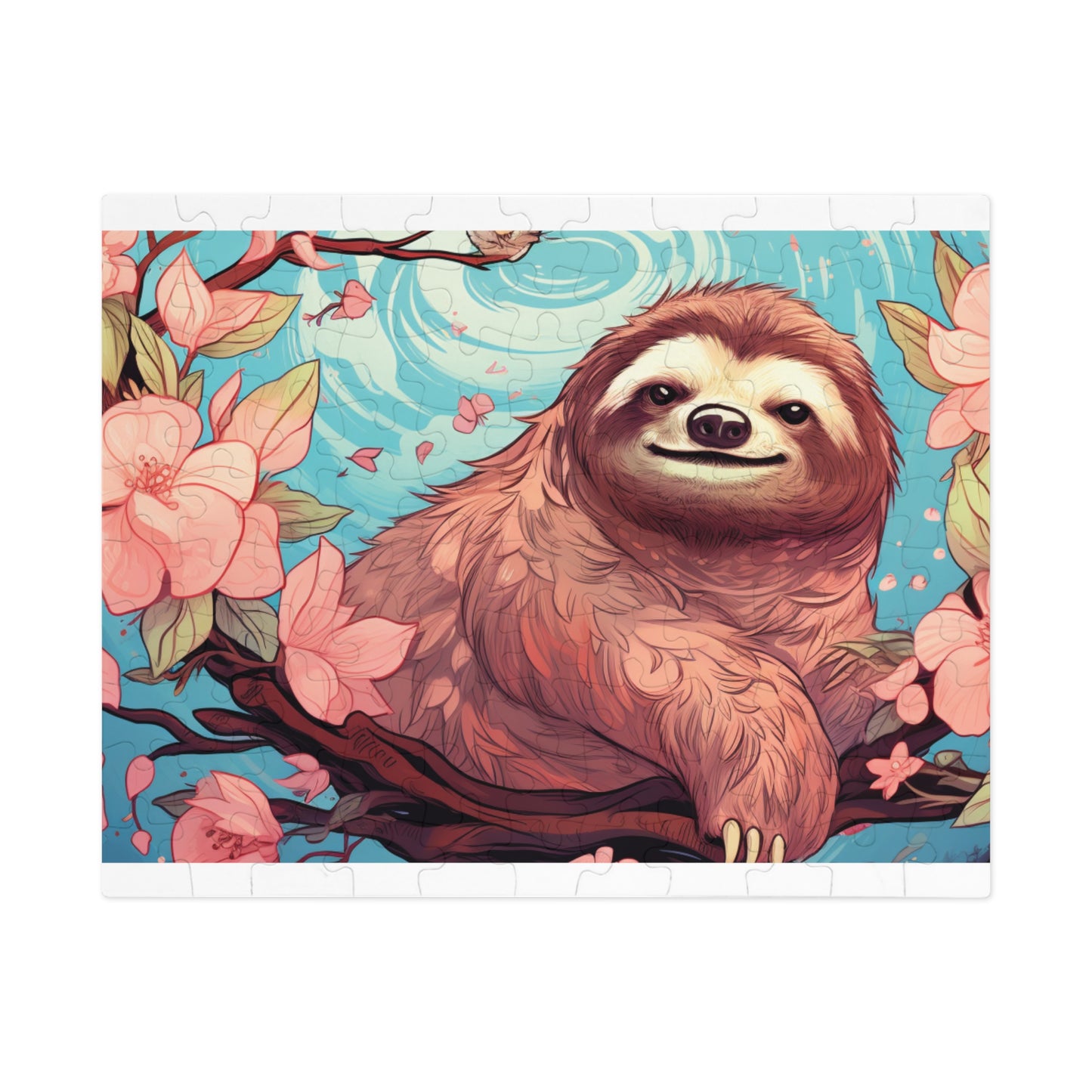 Jigsaw Puzzle, Sloth, Personalised/Non-Personalised (30, 110, 252, 500,1000-Piece)