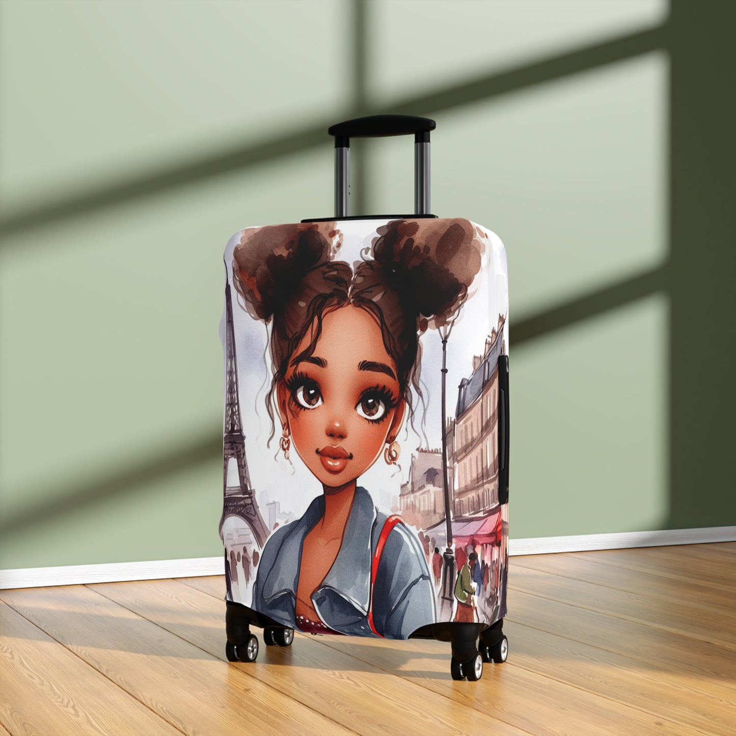 Luggage Cover, Just a Girl Who loves Travelling, awd-2103