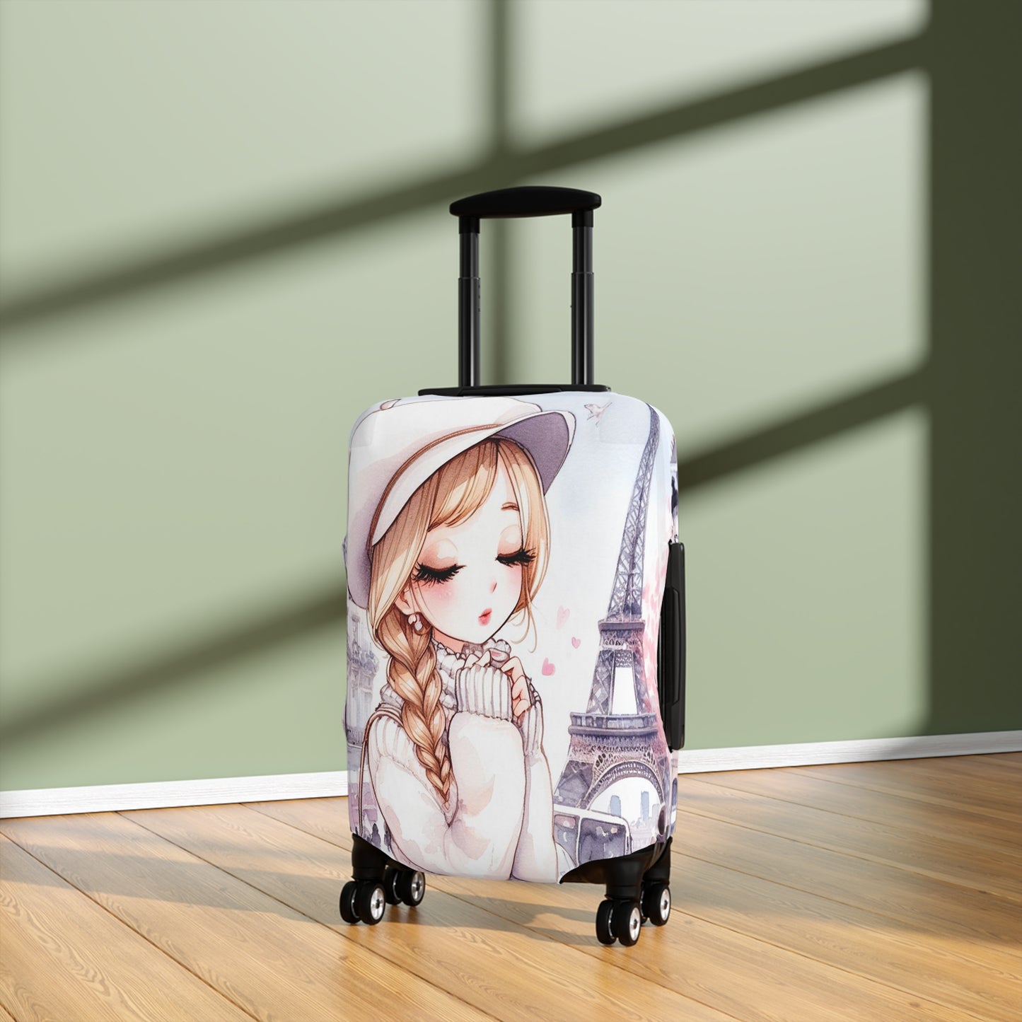 Luggage Cover, Just a Girl Who loves Travelling, awd-2101