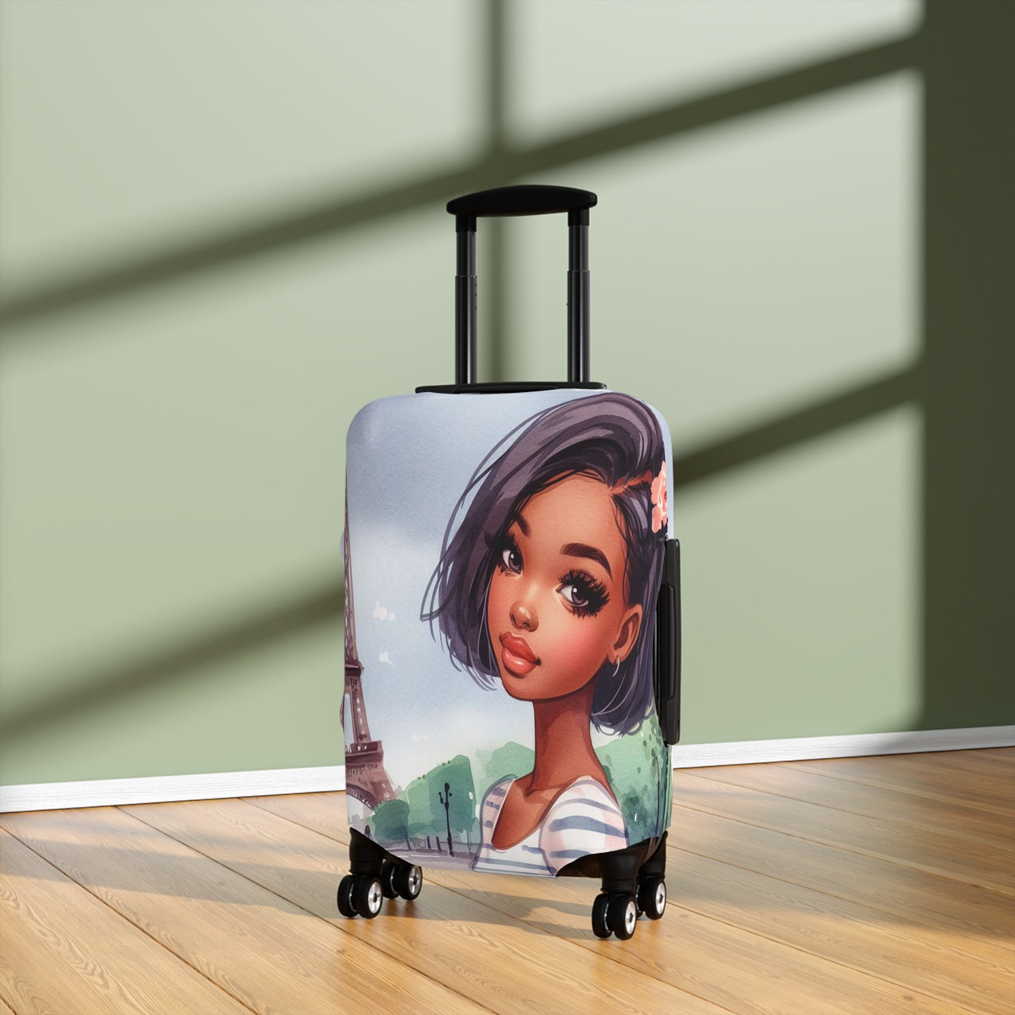 Luggage Cover, Just a Girl Who loves Travelling, awd-2102