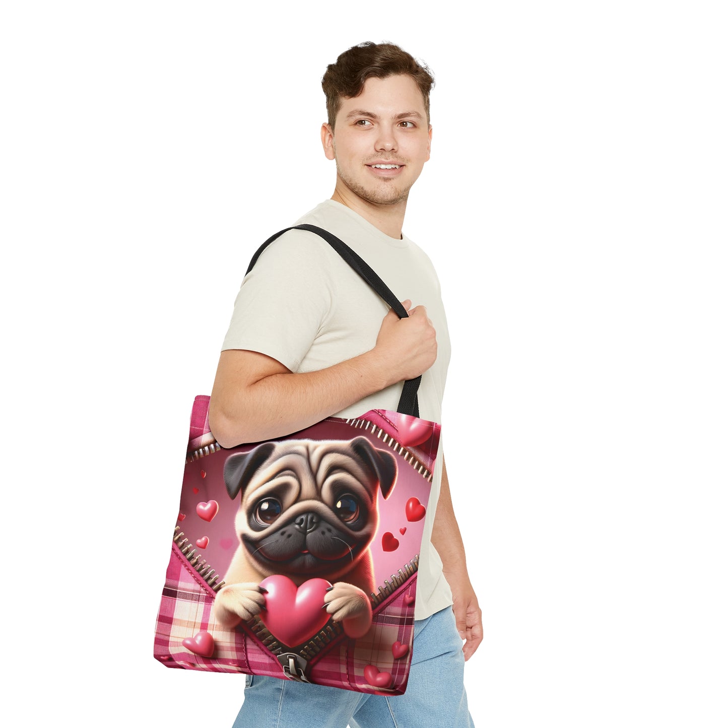 Tote Bag, Cute Dog, Personalised/Non-Personalised Tote bag