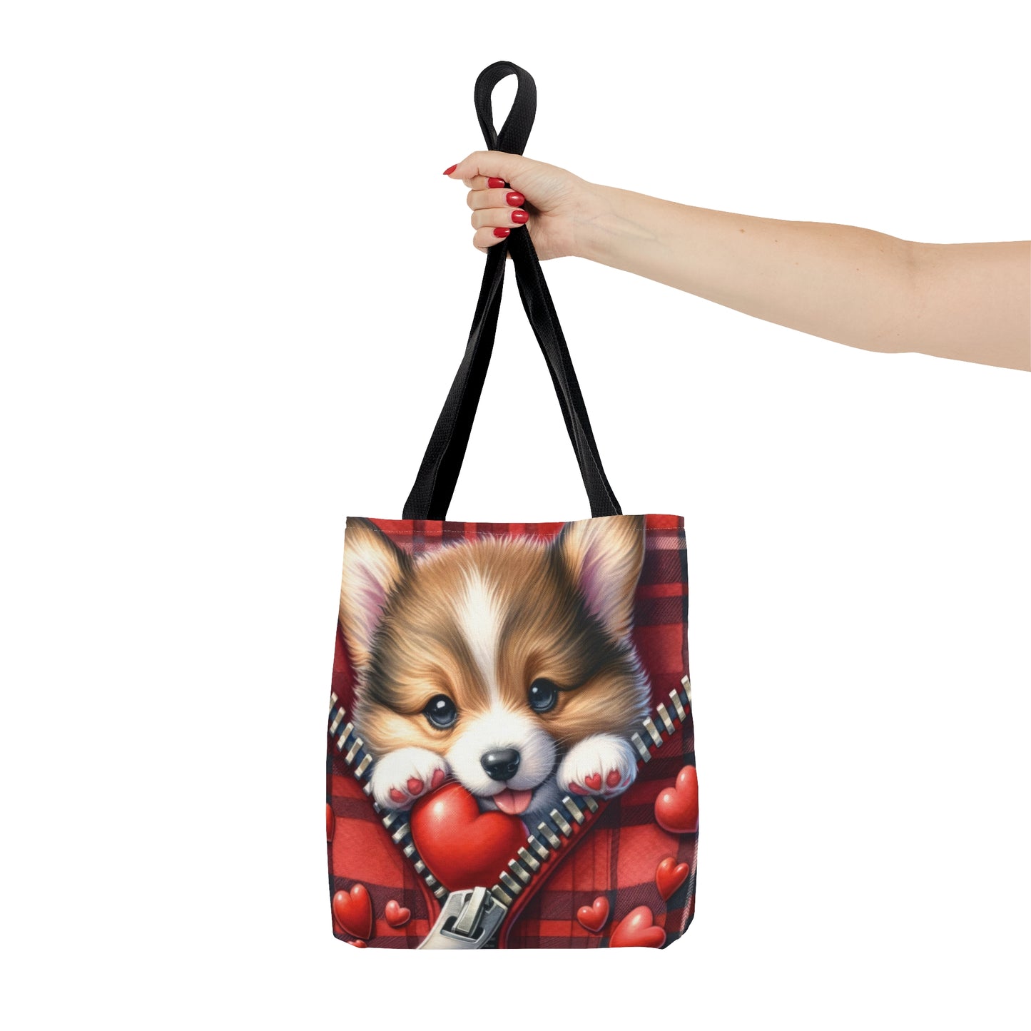 Tote Bag, Cute Dog, Personalised/Non-Personalised Tote bag