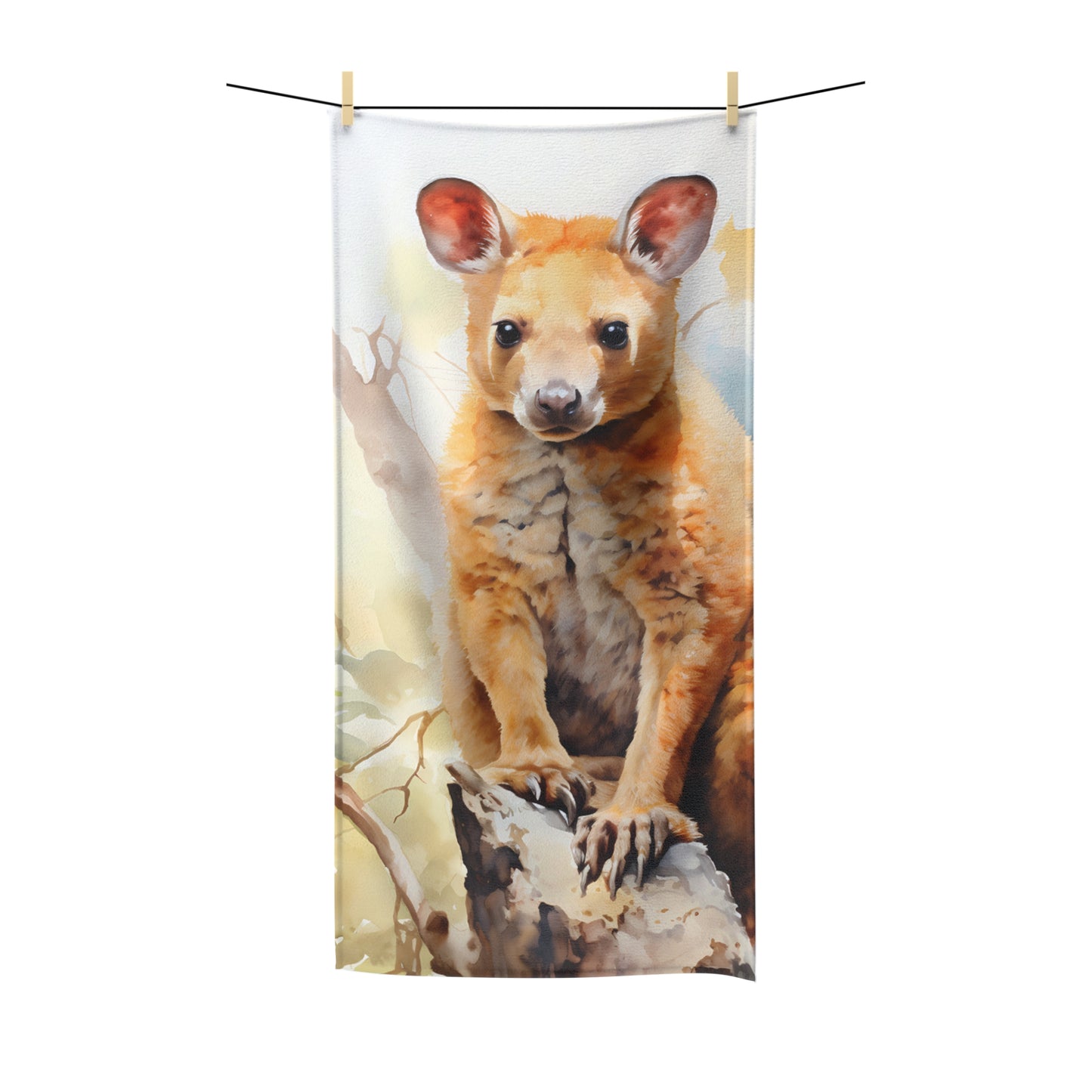 Beach Towel, Australian Animals, possum, Polycotton Towel