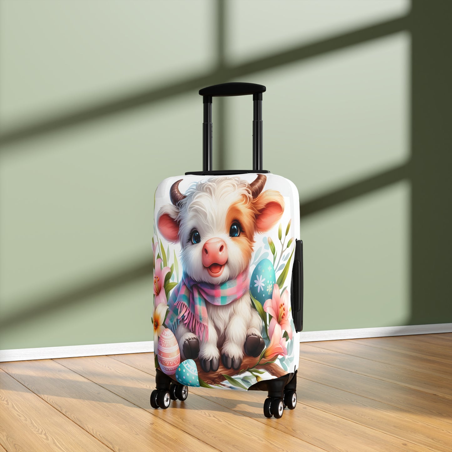 Luggage Cover, Cow, awd-1629