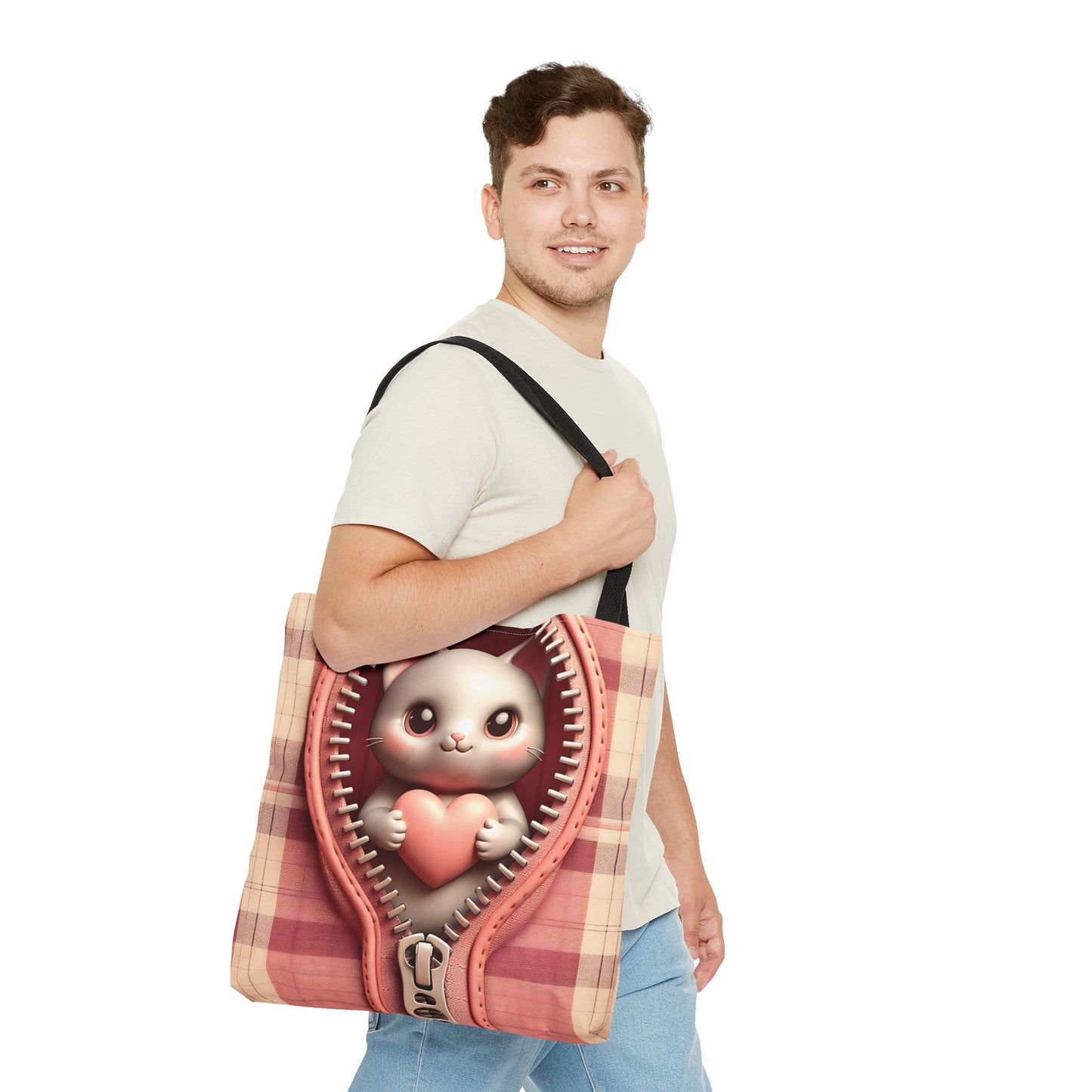 Tote Bag, Cat, Personalised/Non-Personalised Tote bag