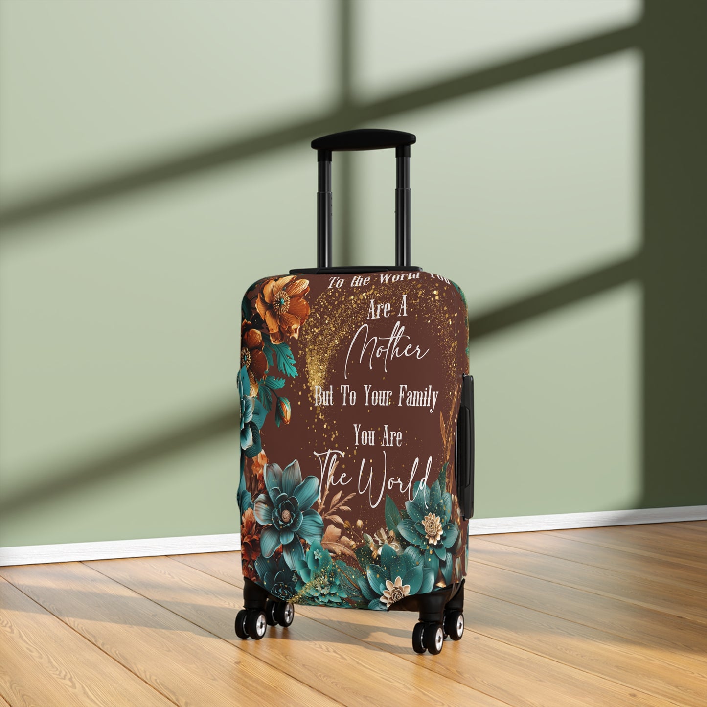 Luggage Cover, To the world you are a mother but to your family you are the world, awd-1708