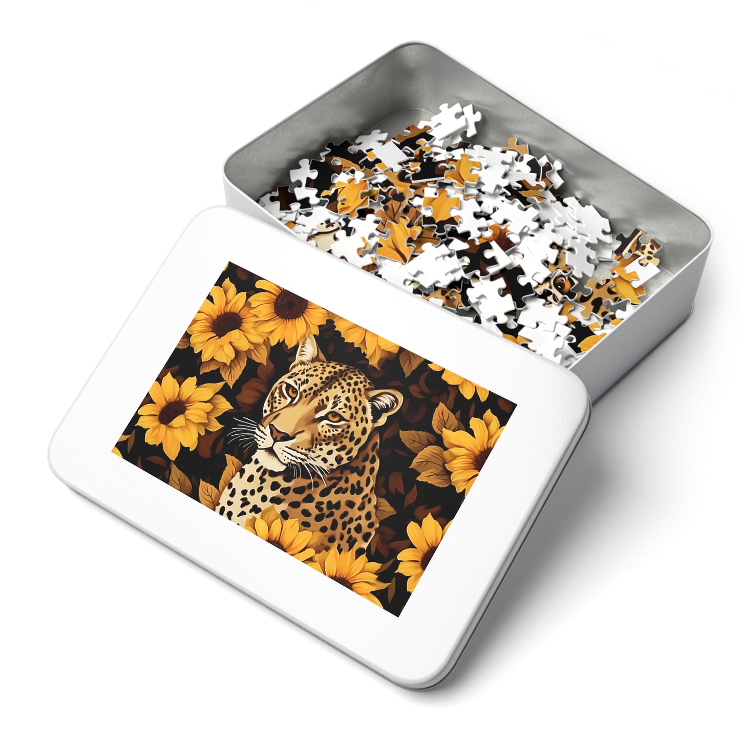 Jigsaw Puzzle, Leopard, Personalised/Non-Personalised (30, 110, 252, 500,1000-Piece)