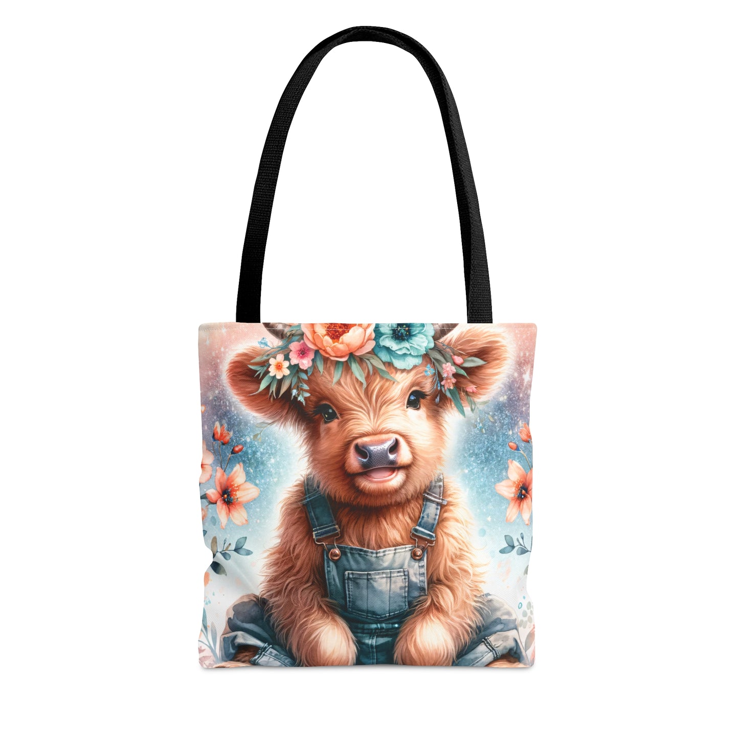 Tote Bag, Highland Cow, Personalised/Non-Personalised Tote bag