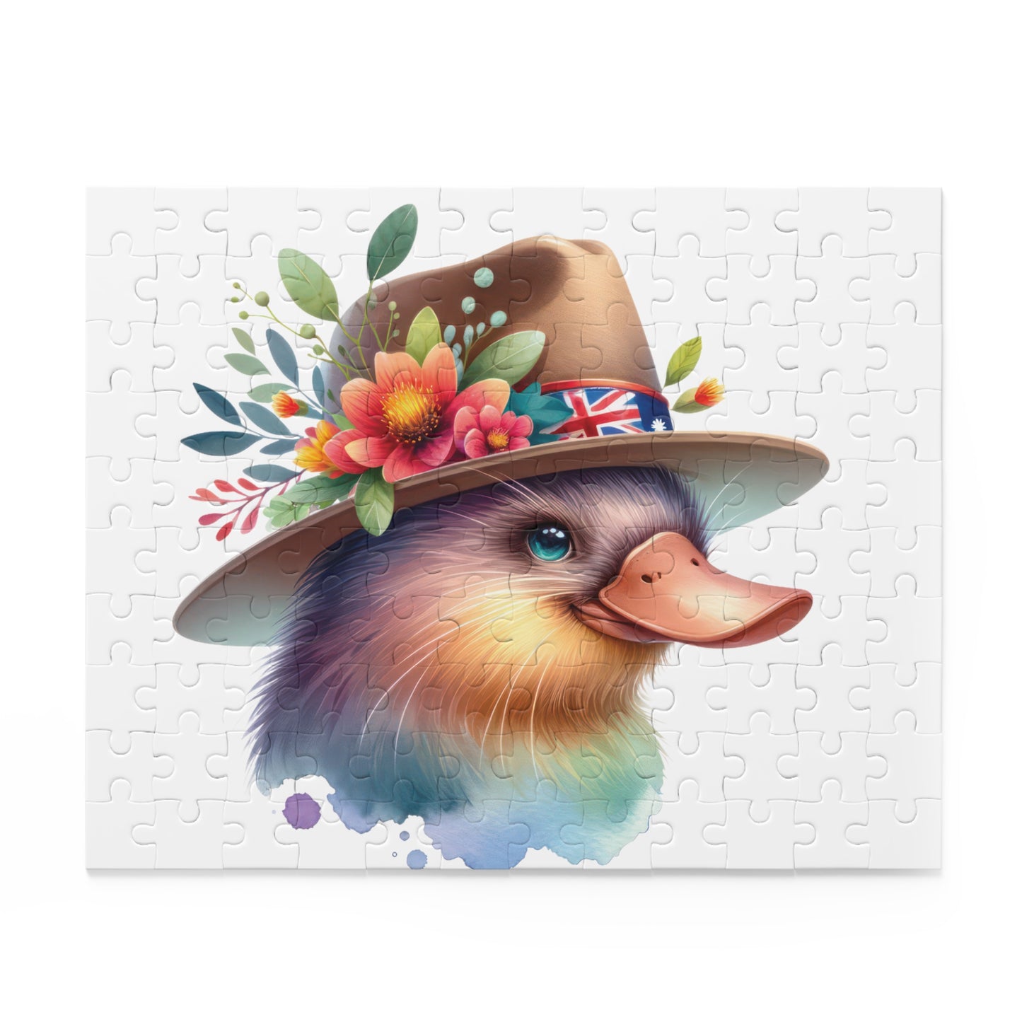 Personalised/Non-Personalised Puzzle, Platypus (120, 252, 500-Piece)