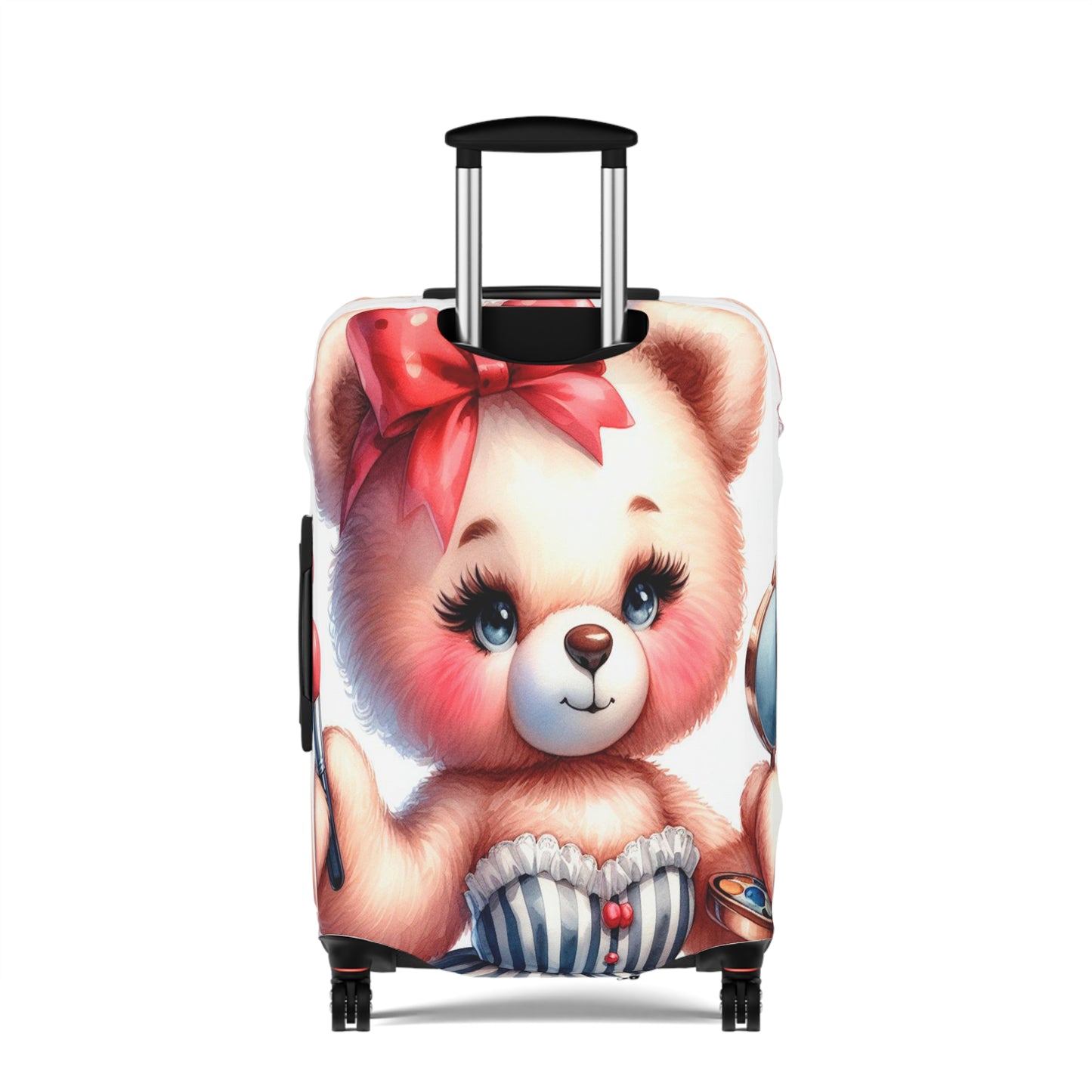 Luggage Cover, Rockabilly, Teddy Bear, awd-3032