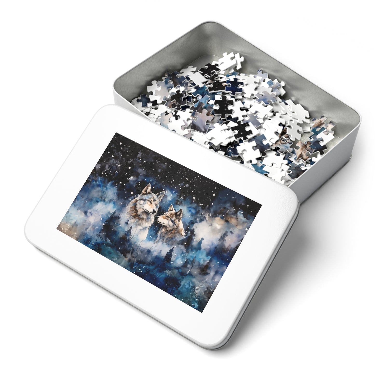 Puzzle, Wolves, Personalised/Non-Personalised (30, 110, 252, 500,1000-Piece)