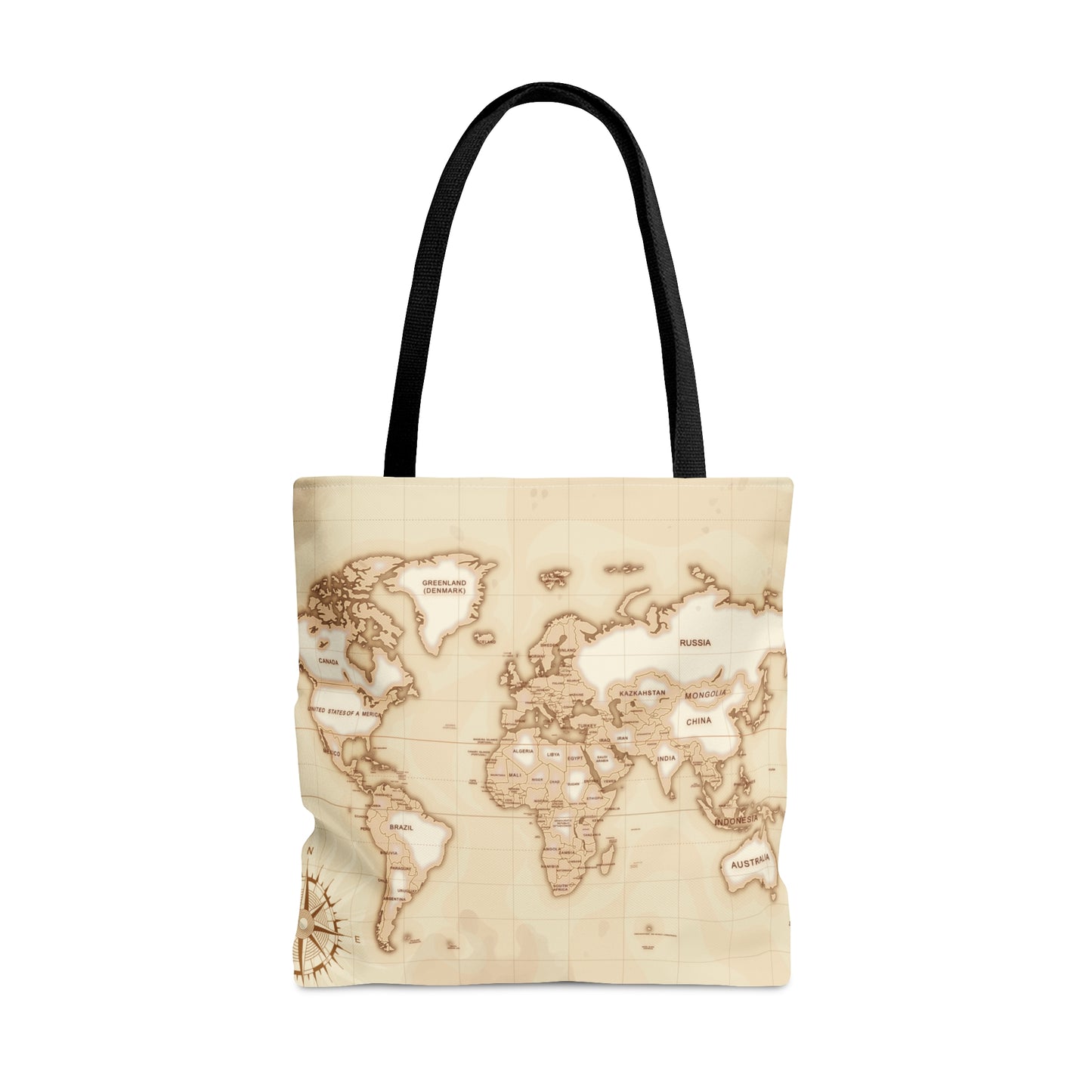 Tote Bag, World Map