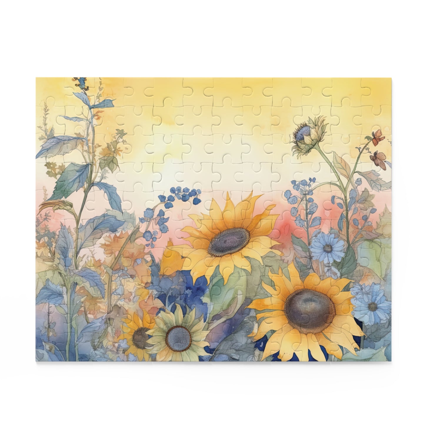 Personalised/Non-Personalised Puzzle, Floral (120, 252, 500-Piece)