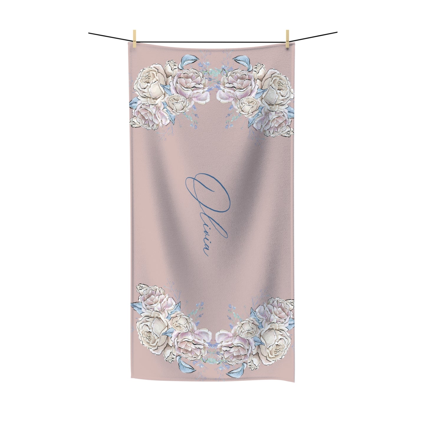 Beach Towel, Floral, Polycotton Towel