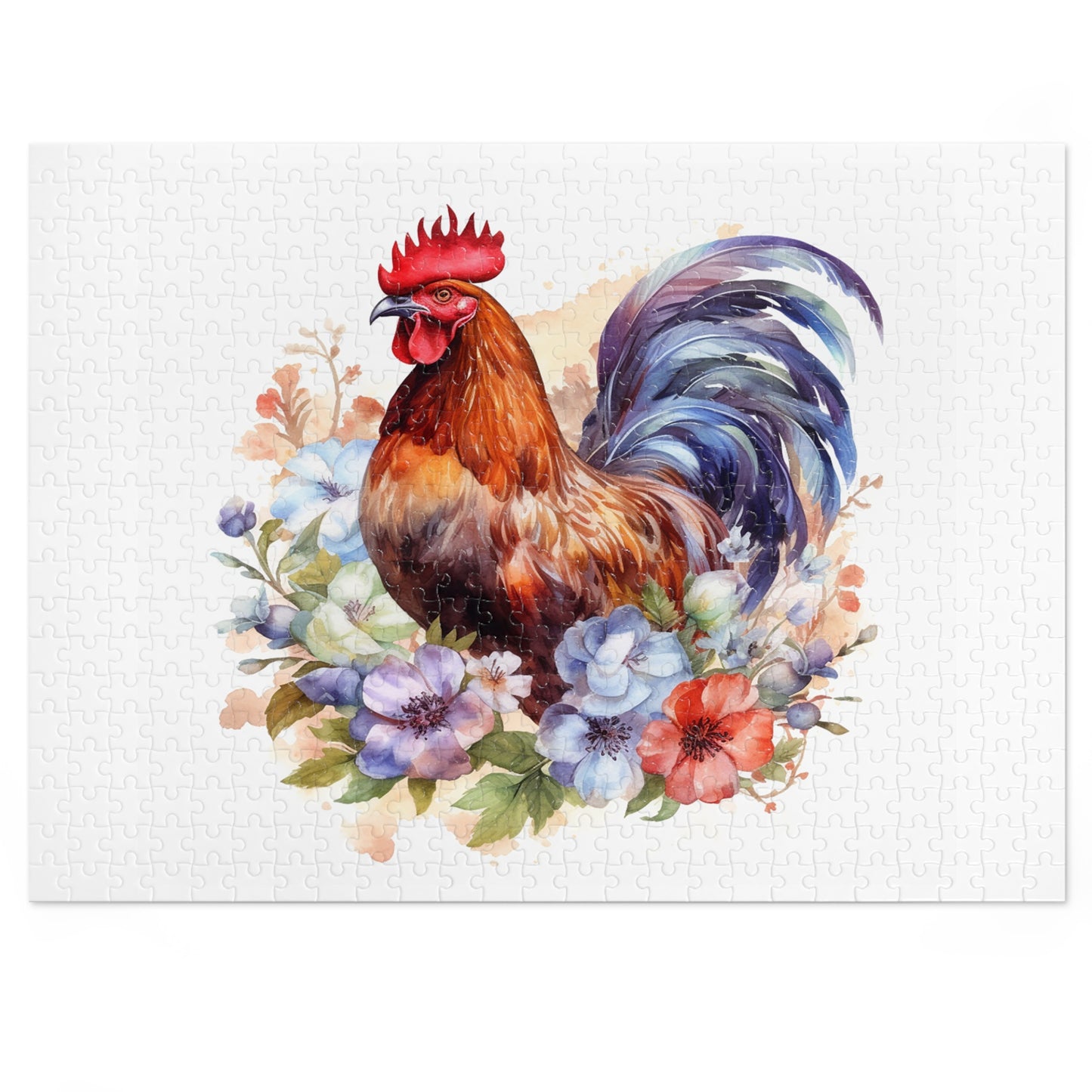 Jigsaw Puzzle, Chicken/Rooster, Personalised/Non-Personalised (30, 110, 252, 500,1000-Piece)