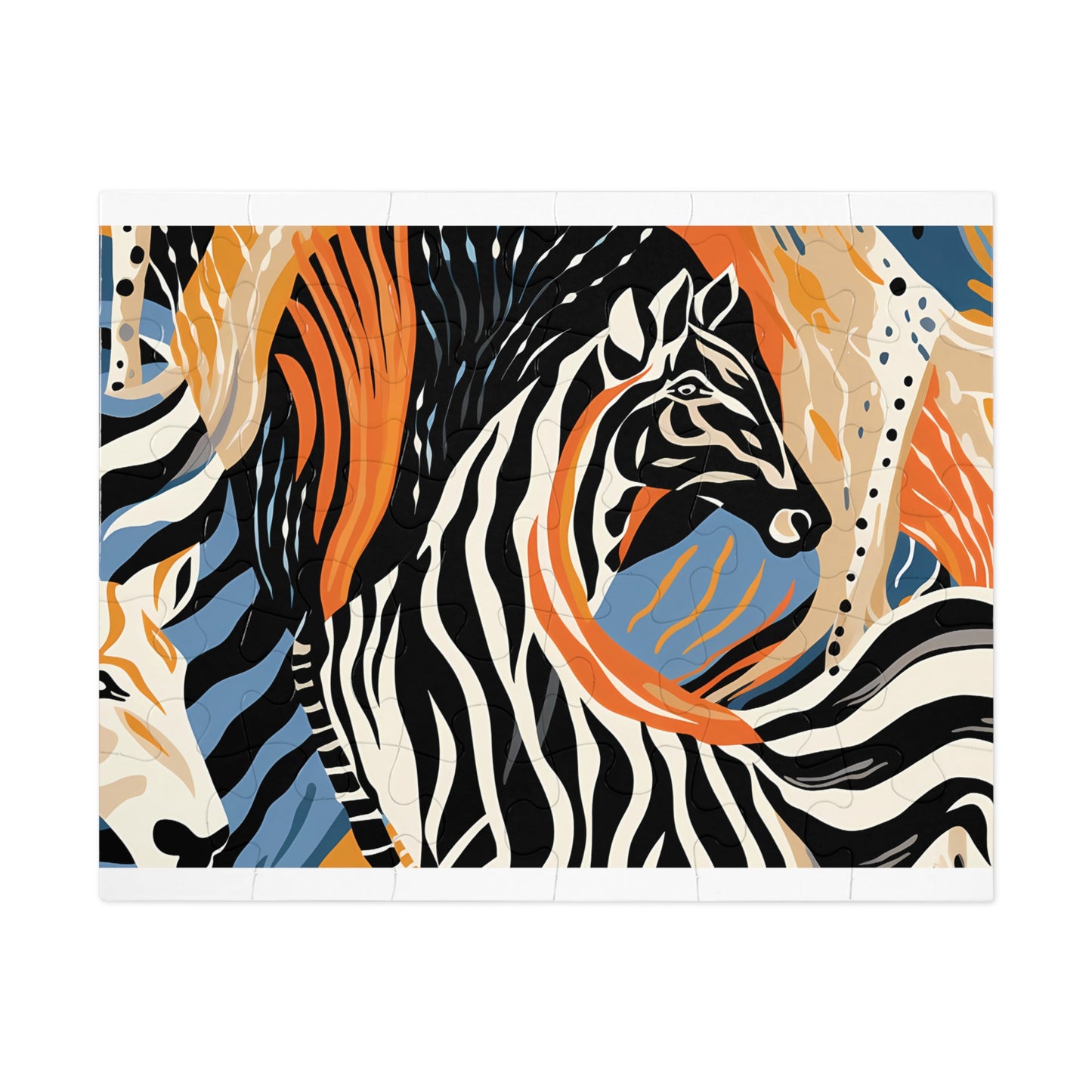 Jigsaw Puzzle, Zebra, Personalised/Non-Personalised (30, 110, 252, 500,1000-Piece)