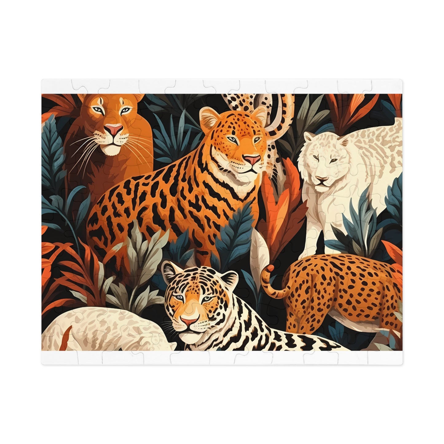 Jigsaw Puzzle, Leopard, Personalised/Non-Personalised (30, 110, 252, 500,1000-Piece)