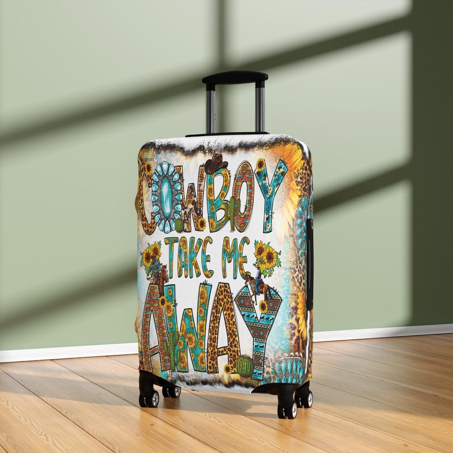 Luggage Cover, Country and Western, Cowboy Take me Away, awd-1026