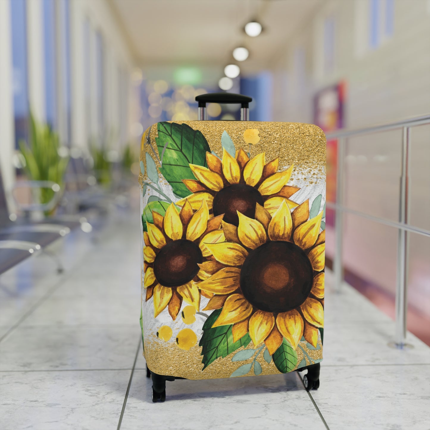 Luggage Cover, Sunflower, awd-1355