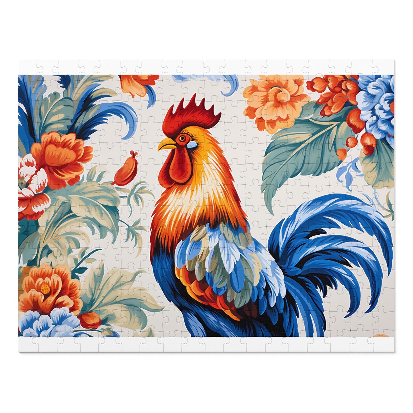 Jigsaw Puzzle, Chicken/Rooster, Personalised/Non-Personalised (30, 110, 252, 500,1000-Piece)