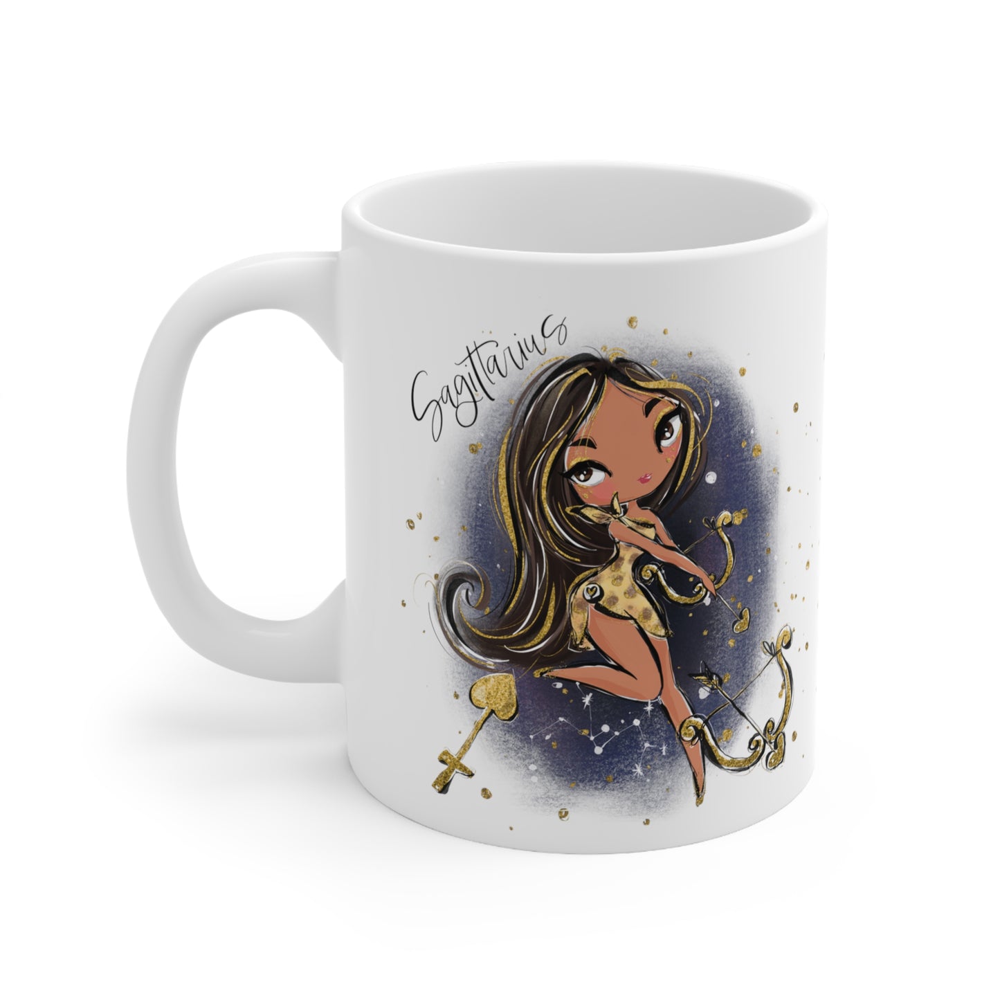 Zodiac Sign, Sagittarius, Ceramic Mug 11oz