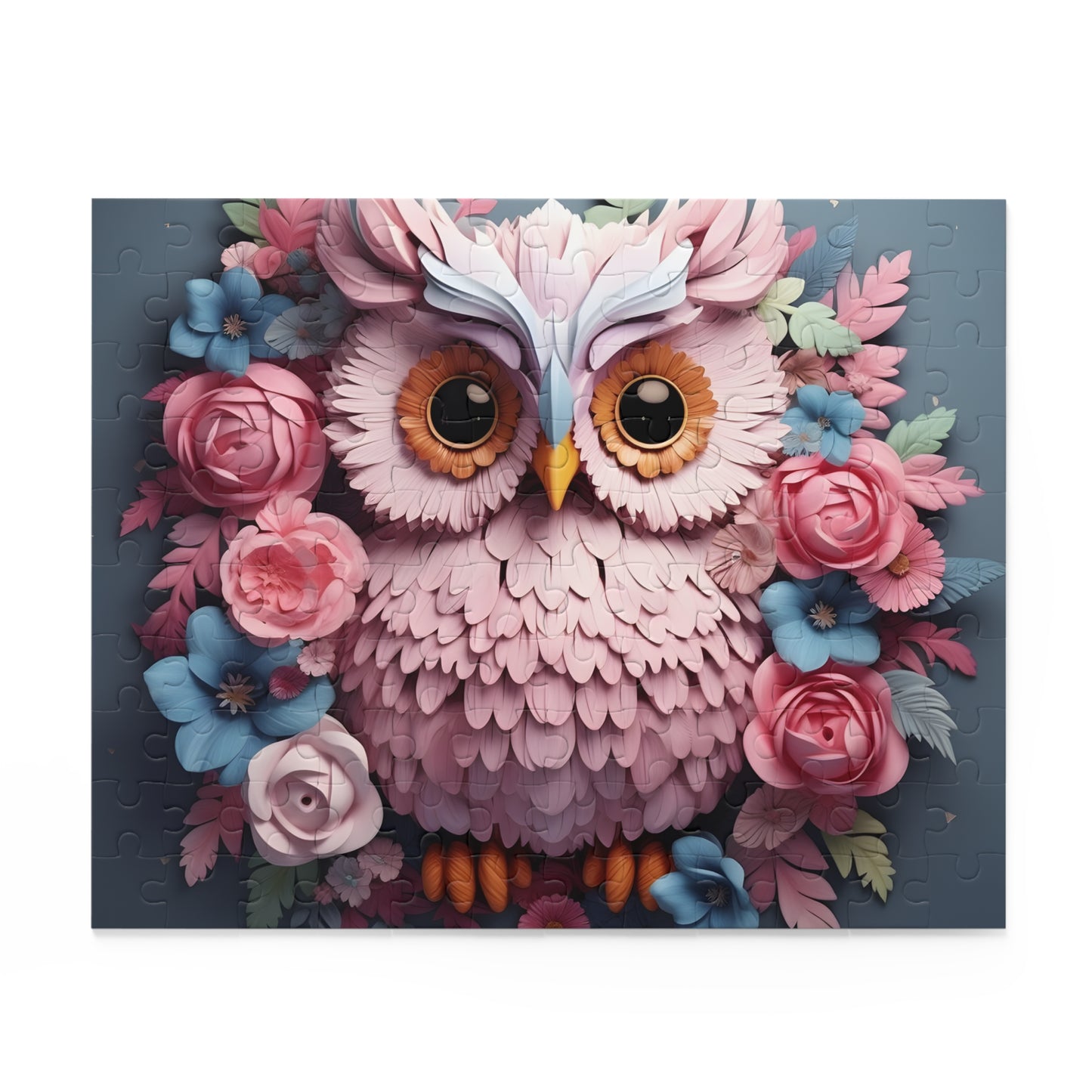 Personalised/Non-Personalised Puzzle, Owl (120, 252, 500-Piece)