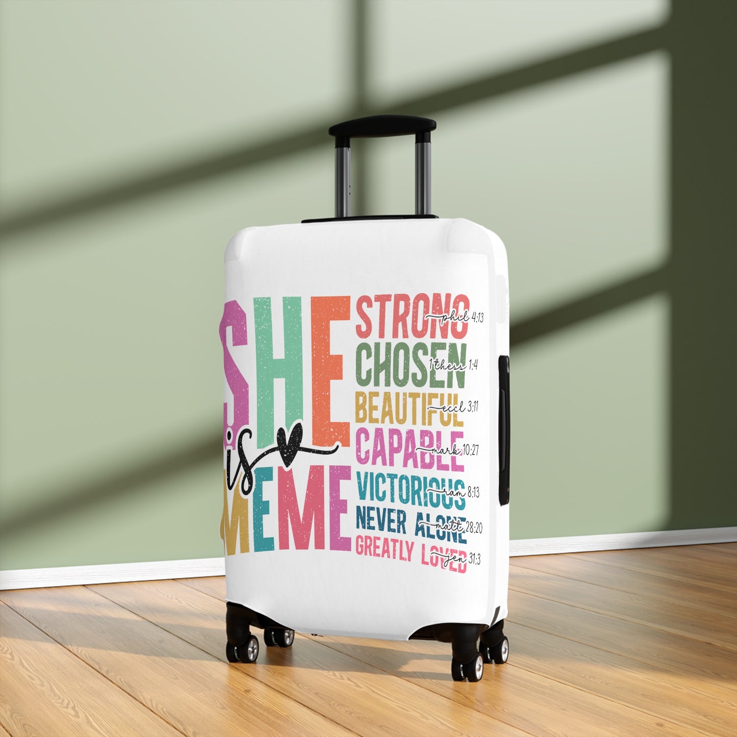 Luggage Cover, She is MeMe, awd-5021