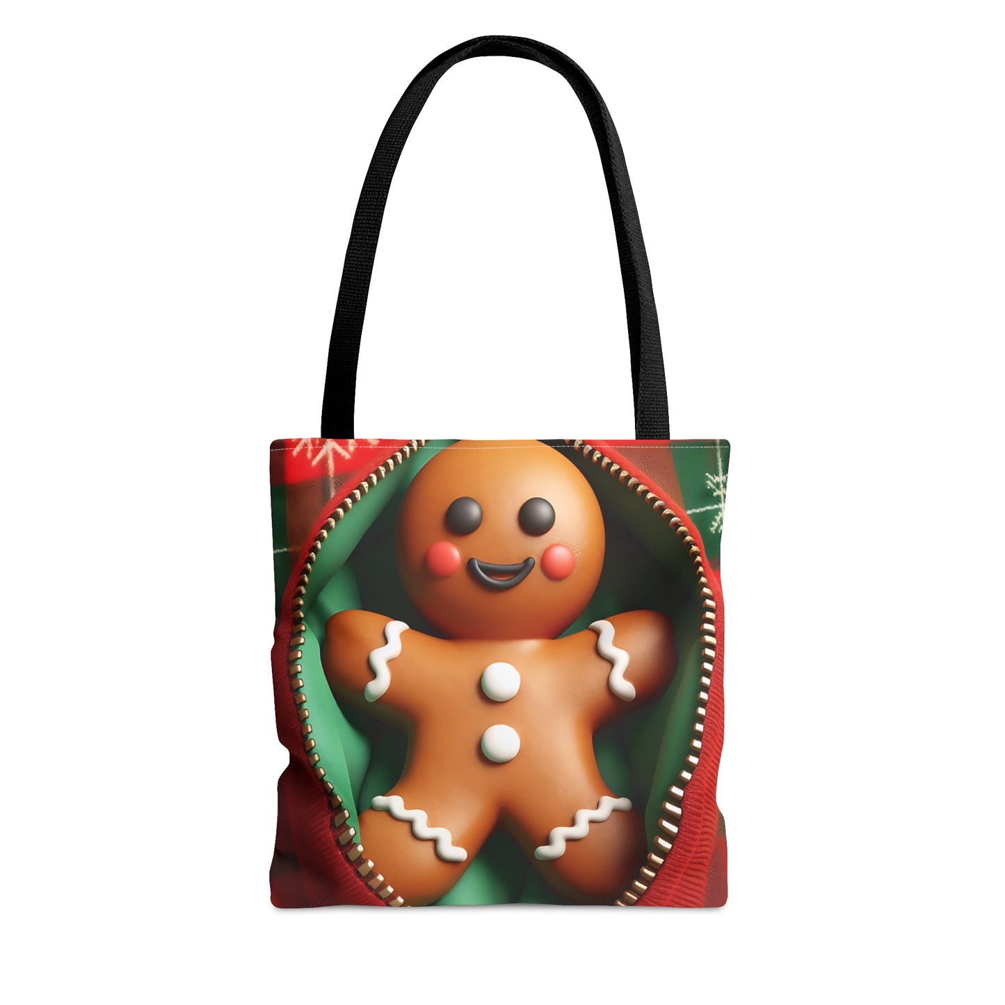 Tote Bag, Christmas, Gingerbread Man