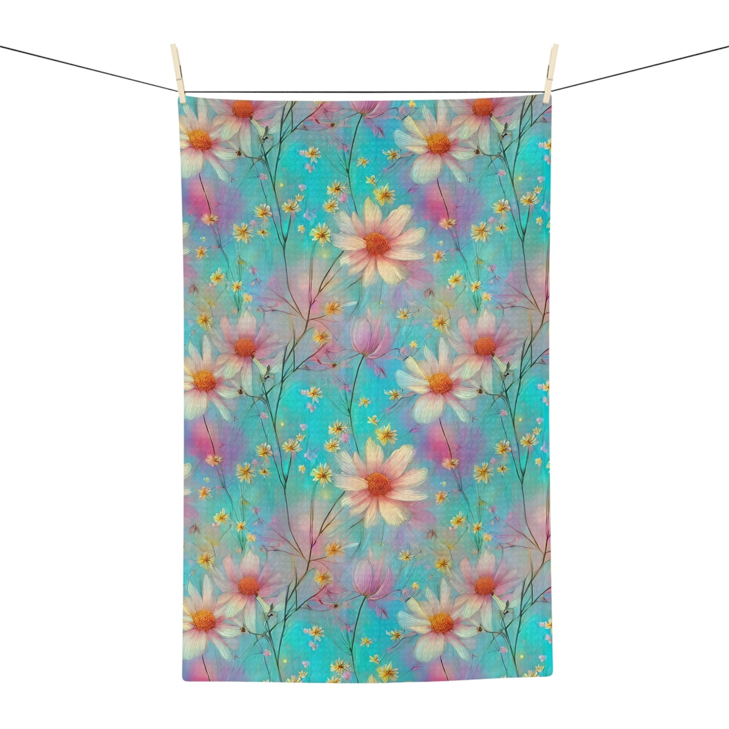 Microfiber Tea Towel Floral