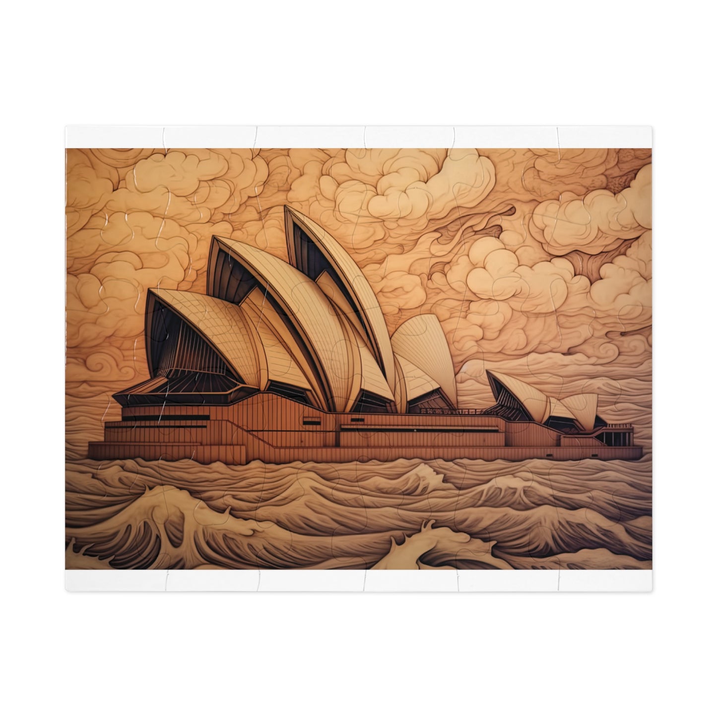 Jigsaw Puzzle, Sydney, Opera House, Australia, Personalised/Non-Personalised (30, 110, 252, 500,1000-Piece)