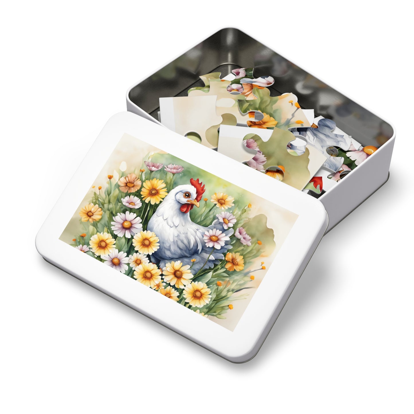 Jigsaw Puzzle, Western, Chicken, Personalised/Non-Personalised (30, 110, 252, 500,1000-Piece)