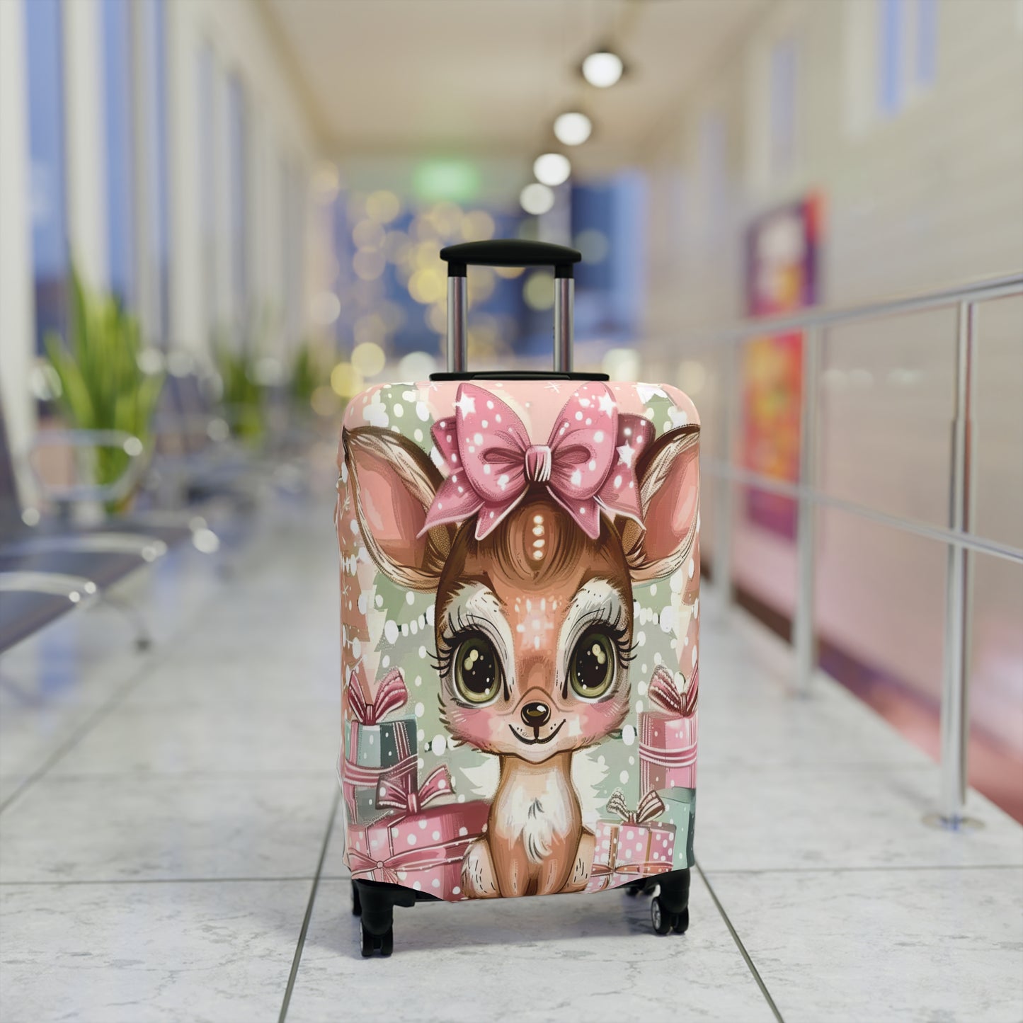 Luggage Cover, Christmas, Deer, awd-3103