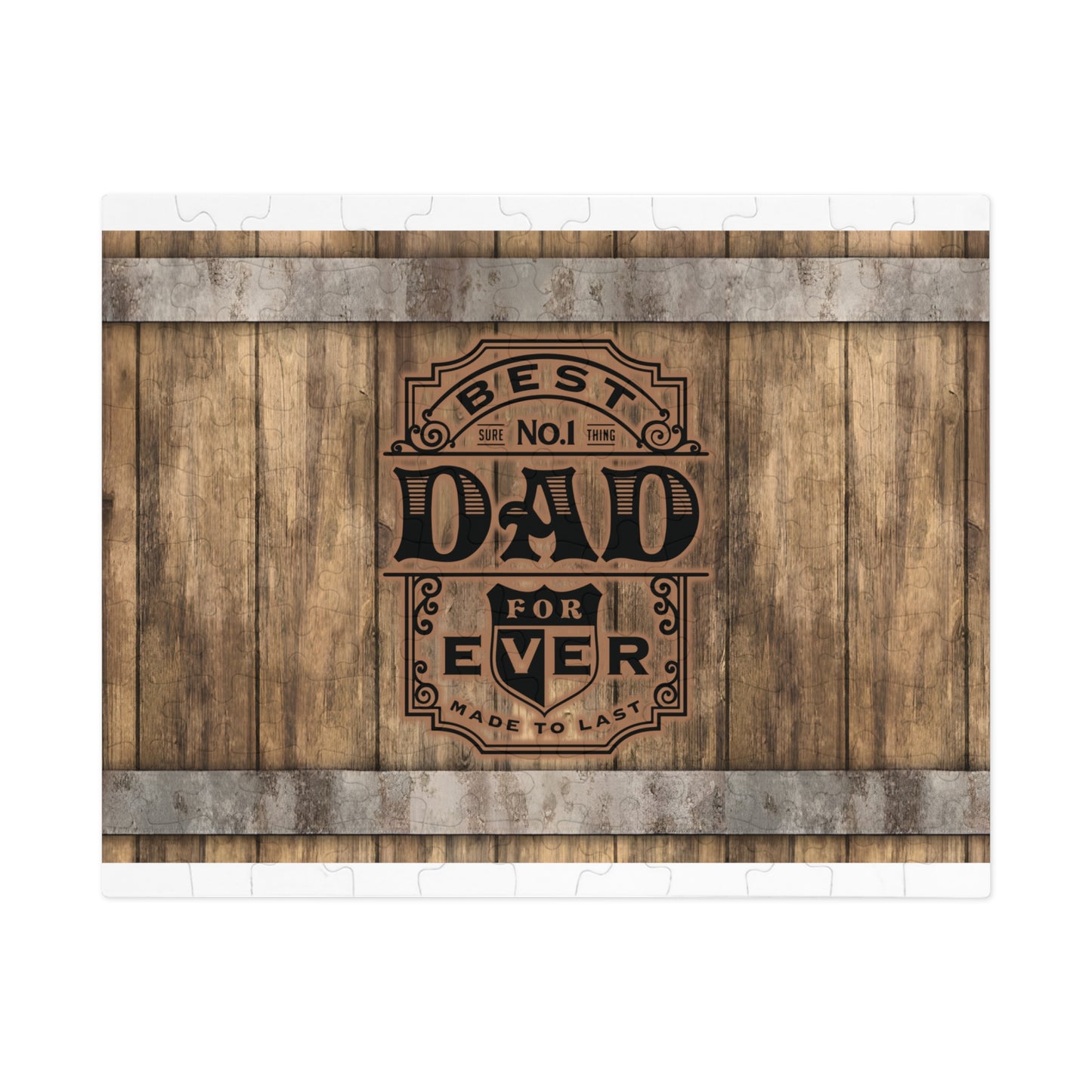 Puzzle, Dad, Best Dad, Personalised/Non-Personalised (30, 110, 252, 500,1000-Piece) awd-571