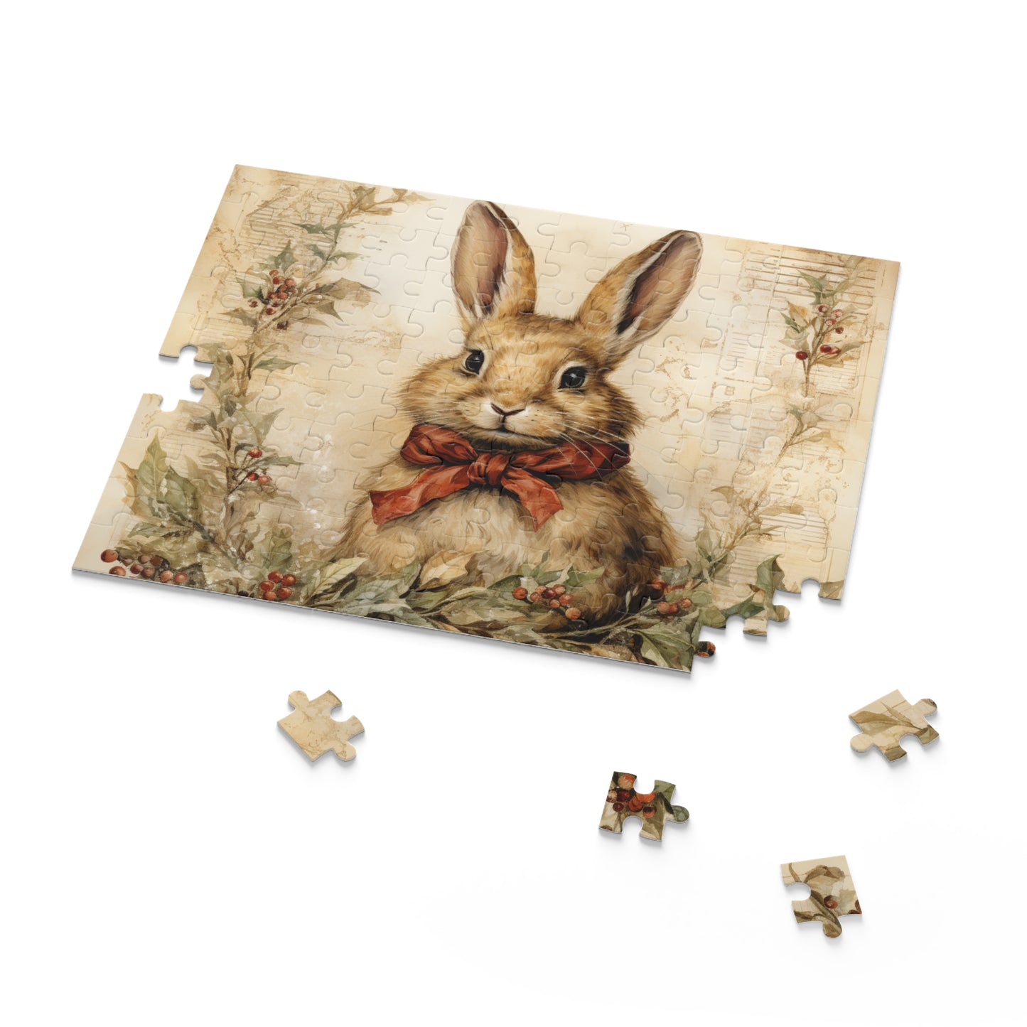 Personalised/Non-Personalised Puzzle, Rabbit (120, 252, 500-Piece)