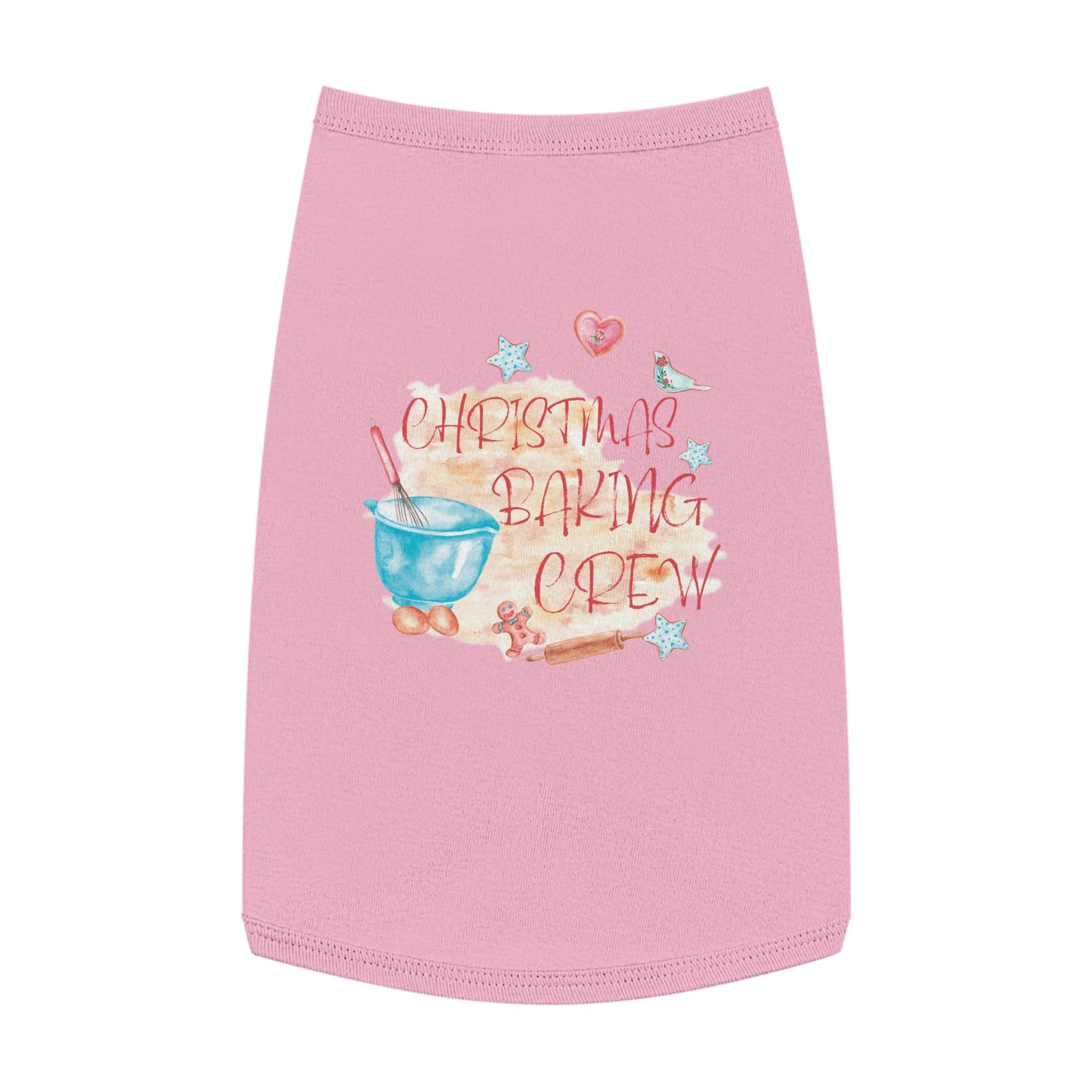 Pet Tank Top, Christmas Baking Crew, Christmas Pet Tank Top