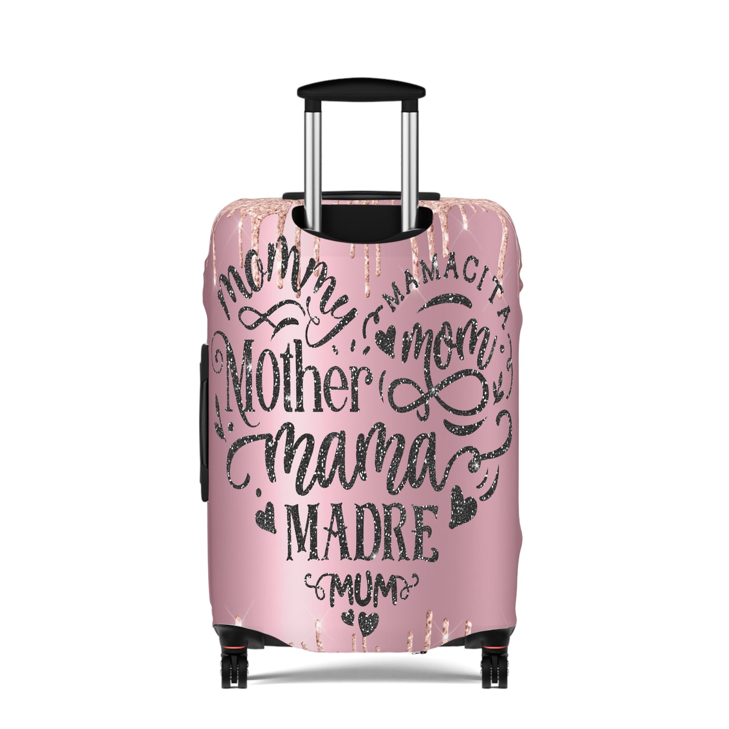 Luggage Cover, Mom/Mum Heart, awd-707