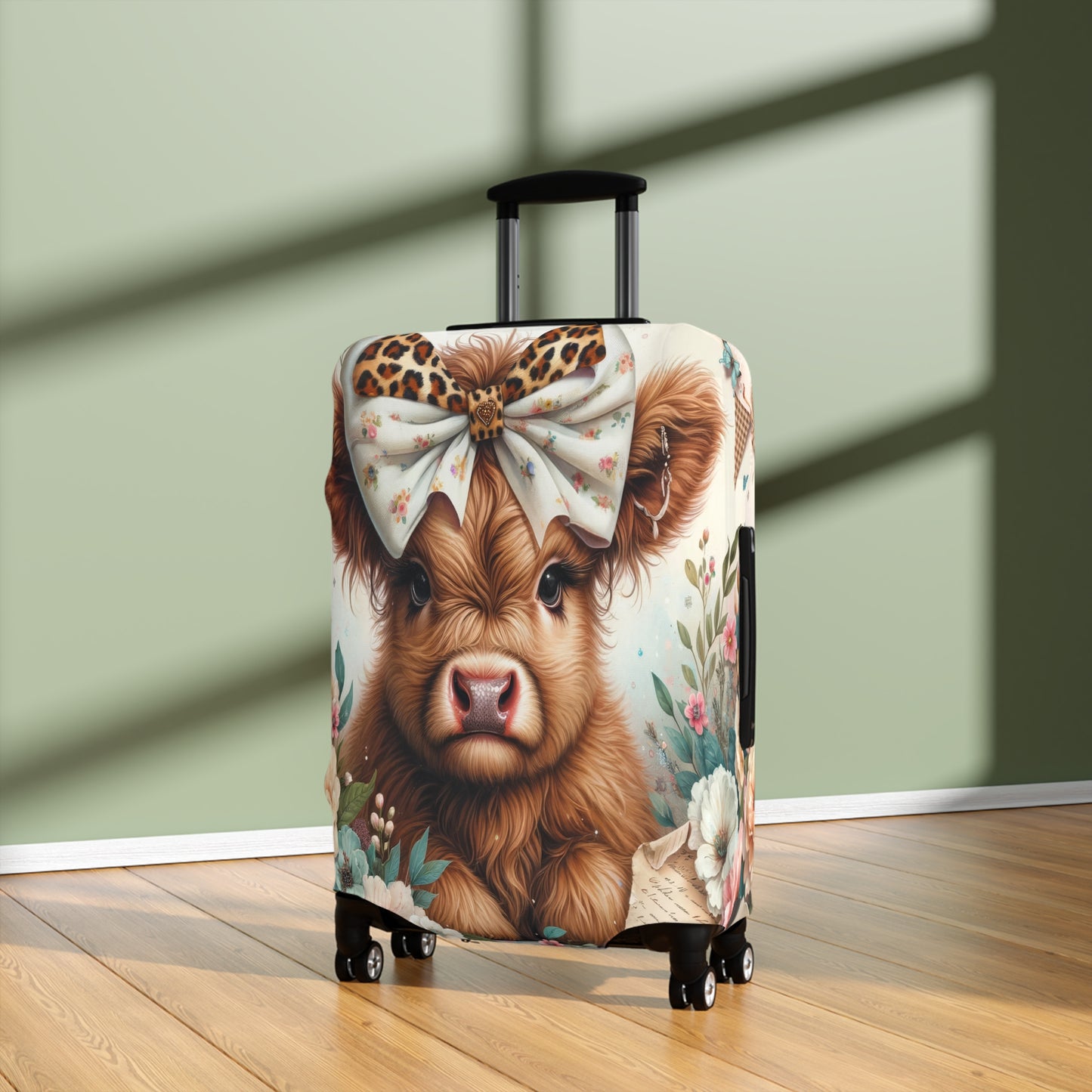 Luggage Cover, Highland Cow, awd-5002