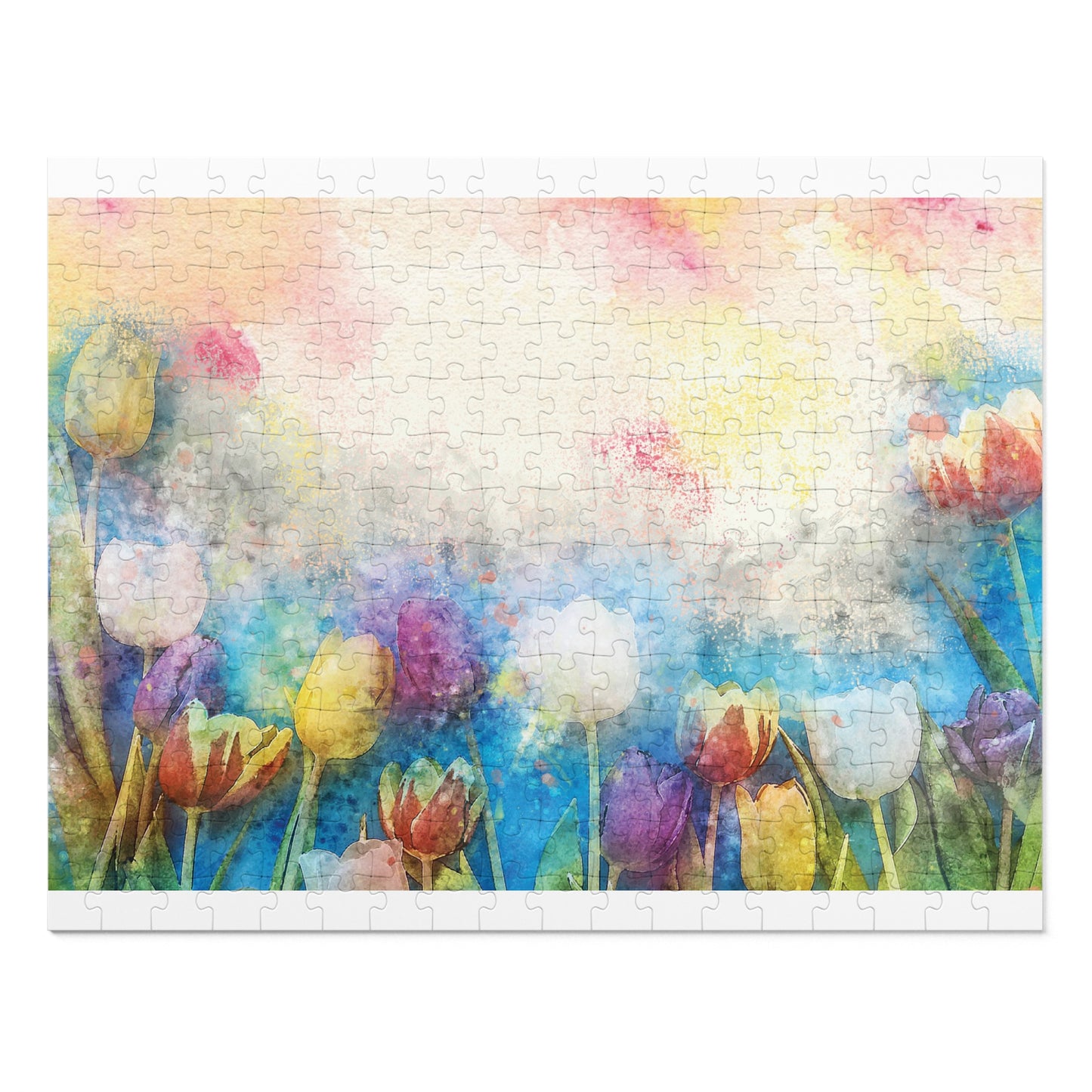 Jigsaw Puzzle, Floral, Personalised/Non-Personalised (30, 110, 252, 500,1000-Piece)