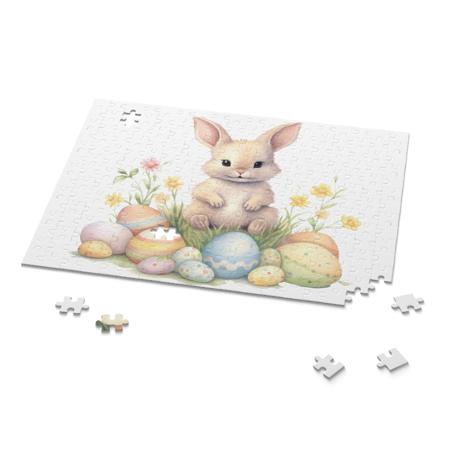 Personalised/Non-Personalised Puzzle, Easter Bunny (120, 252, 500-Piece)