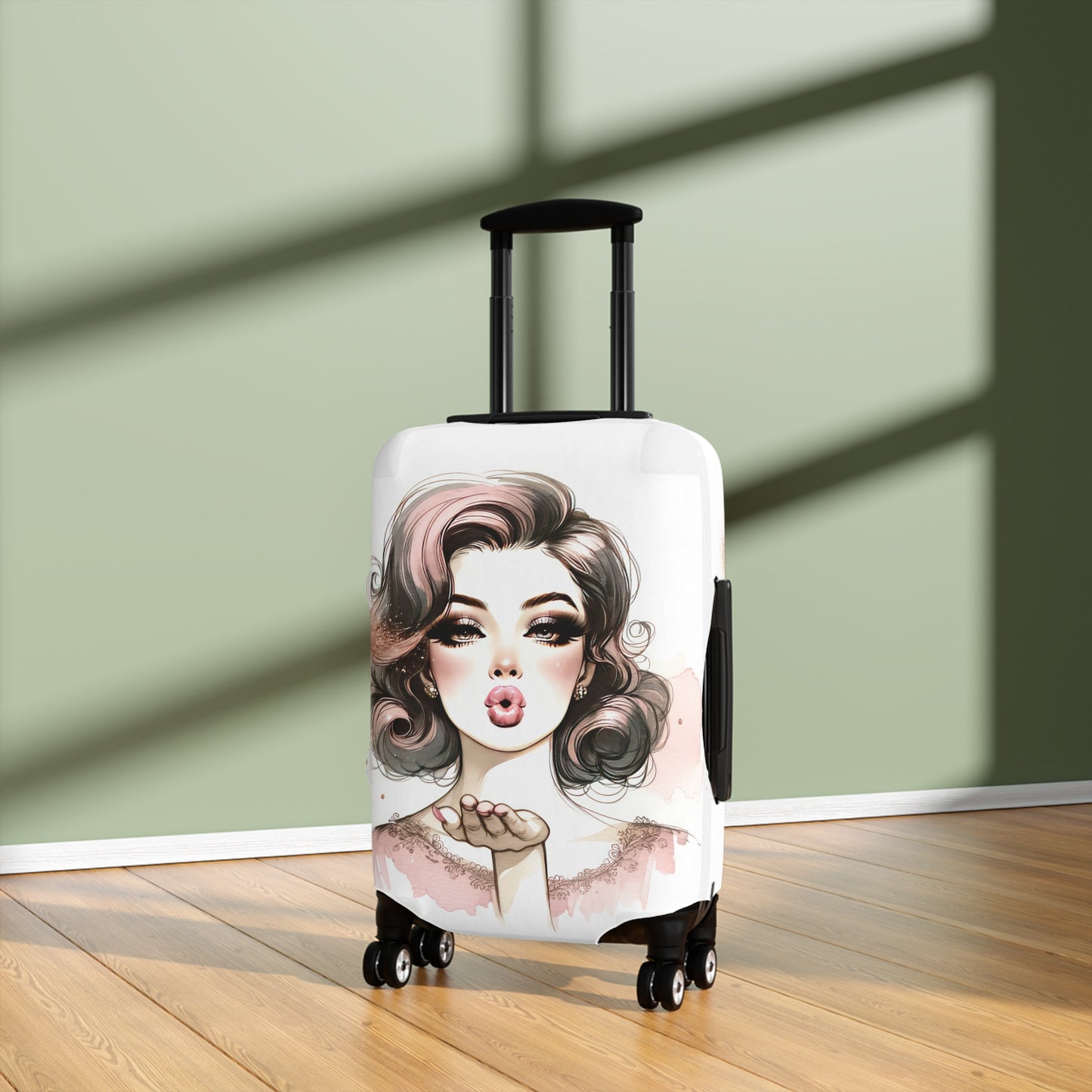 Luggage Cover, Coquette Girl, awd-1483