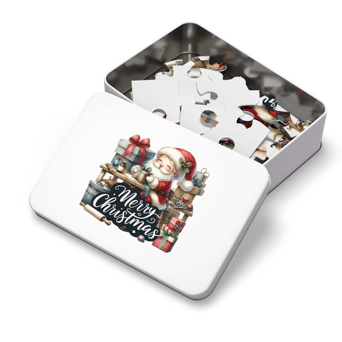 Jigsaw Puzzle, Christmas, Santa, Personalised/Non-Personalised (30, 110, 252, 500,1000-Piece)