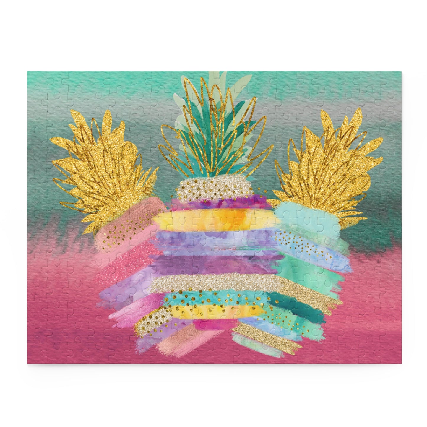 Personalised/Non-Personalised Puzzle, Pineapples (120, 252, 500-Piece)