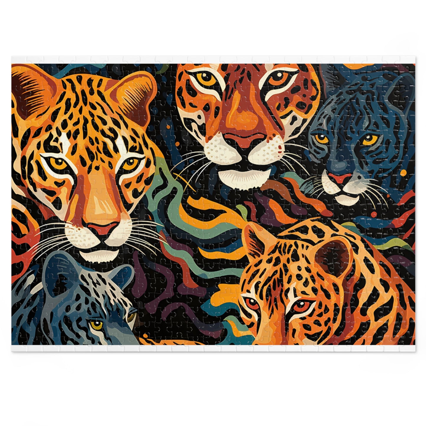 Jigsaw Puzzle, Leopard, Personalised/Non-Personalised (30, 110, 252, 500,1000-Piece)