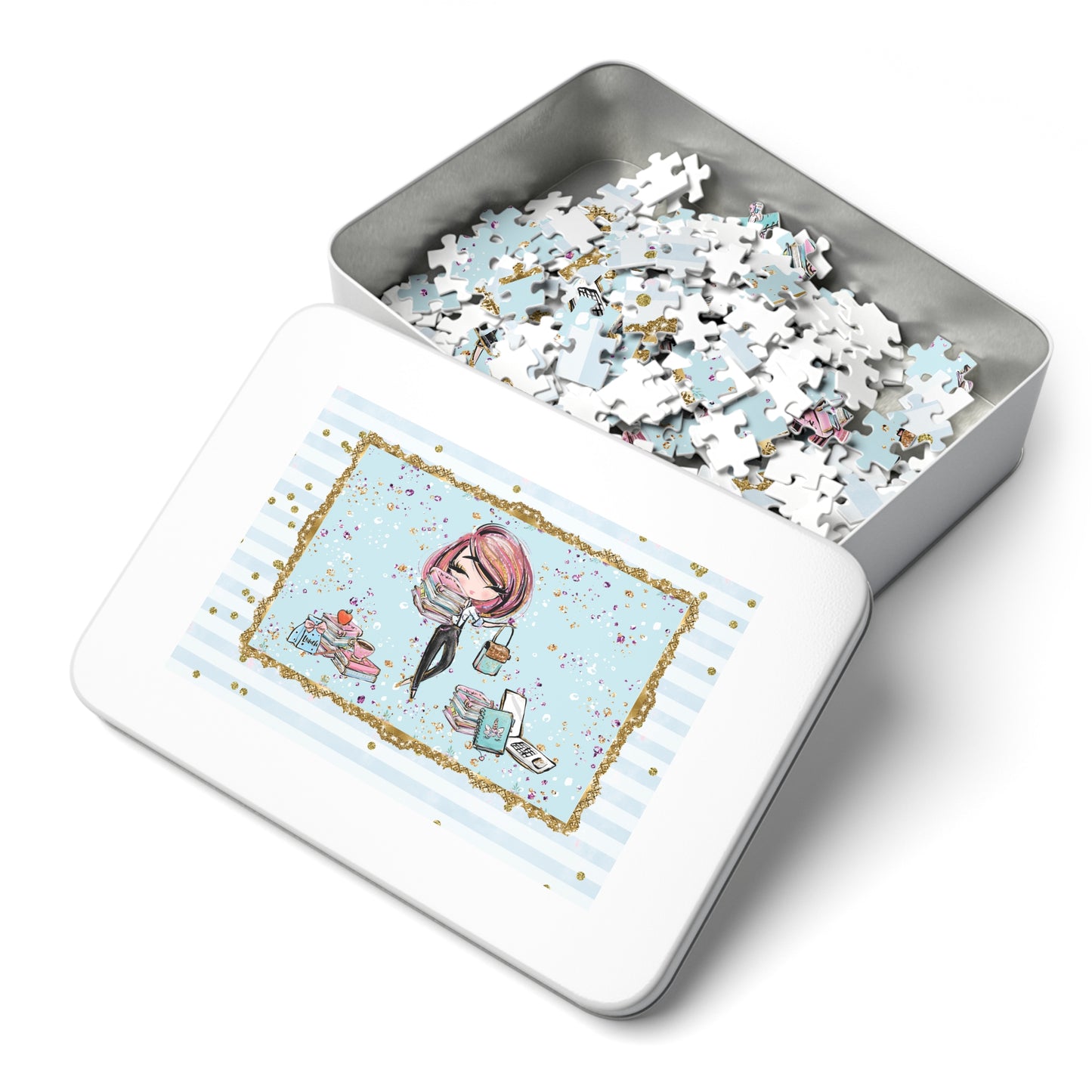 Jigsaw Puzzle, Teacher, Personalised/Non-Personalised (30, 110, 252, 500,1000-Piece)