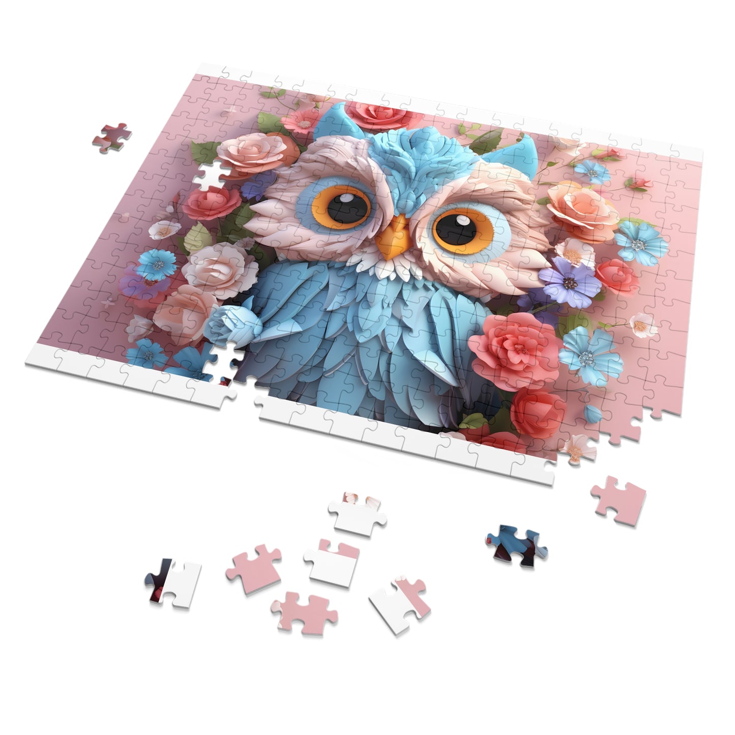 Jigsaw Puzzle, Owl, Personalised/Non-Personalised (30, 110, 252, 500,1000-Piece)