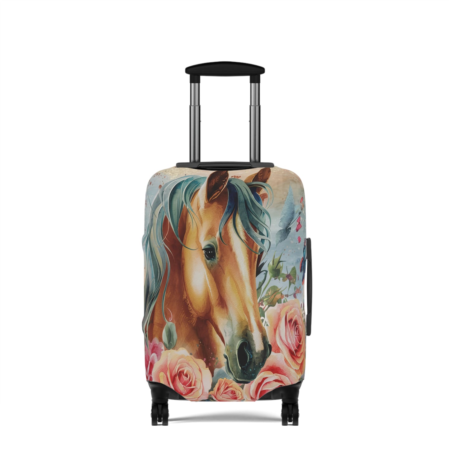 Luggage Cover, Country and Western, Boho Floral Horse, awd-1720