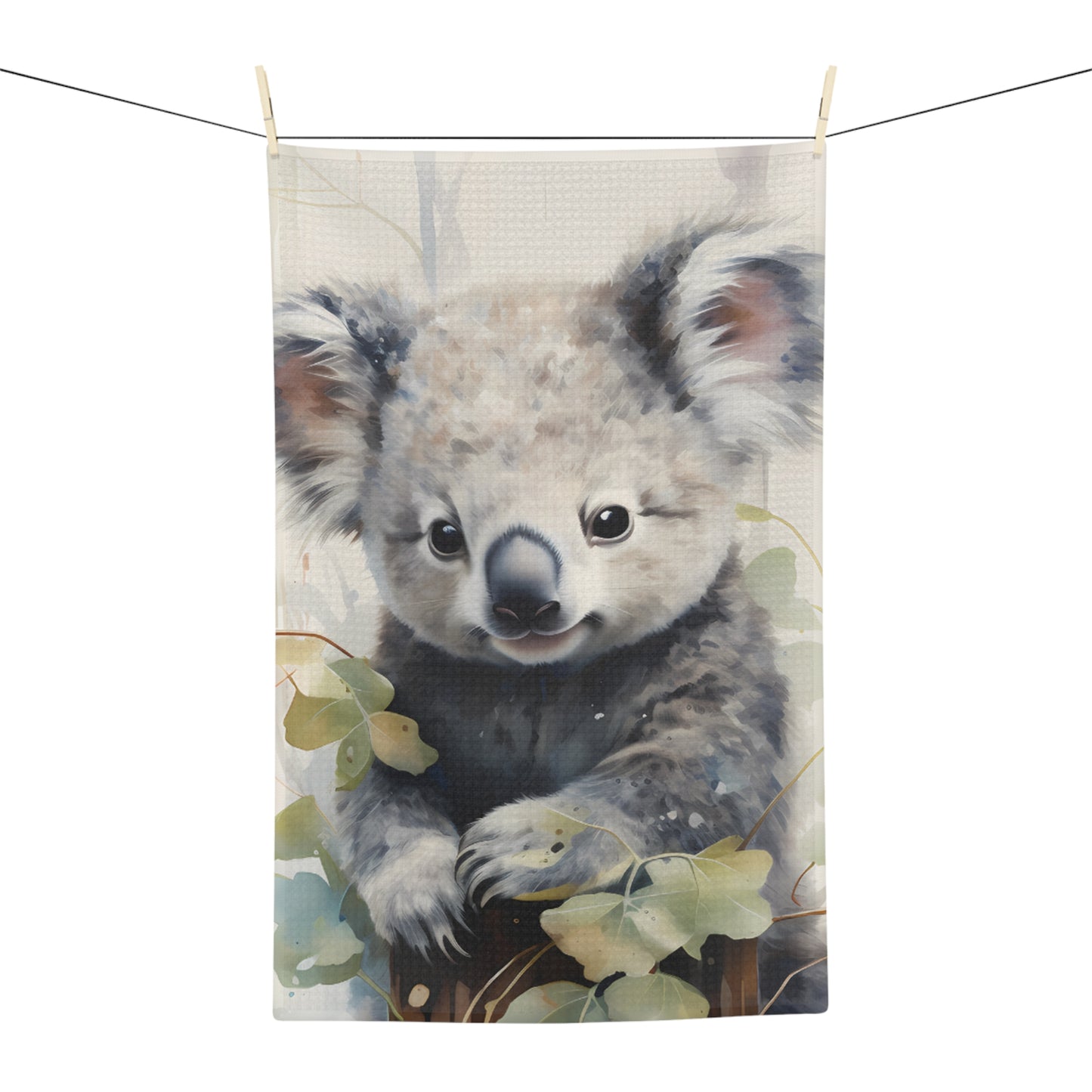 Microfiber Tea Towel, Australian Animals, Koala