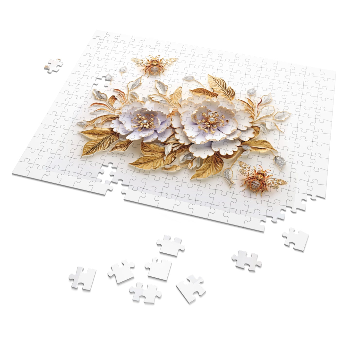 Jigsaw Puzzle, Floral, Personalised/Non-Personalised (30, 110, 252, 500,1000-Piece)