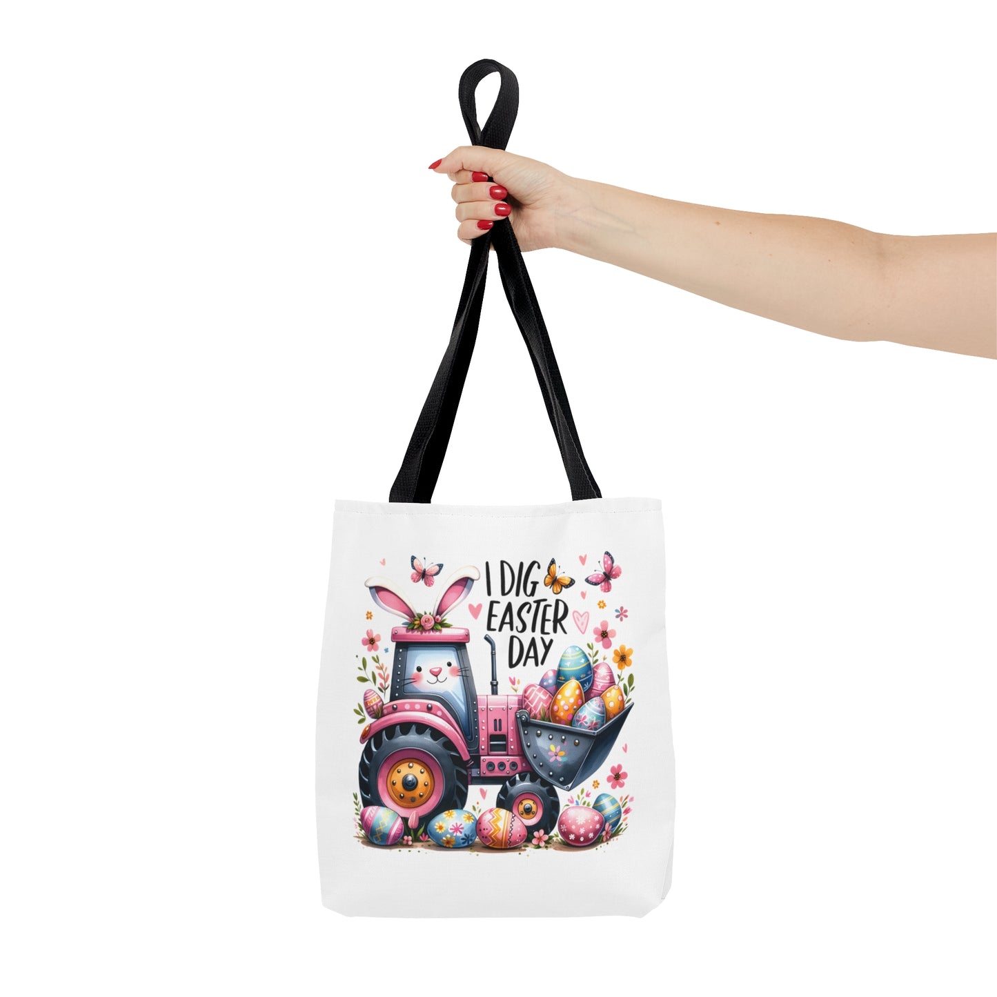 Tote Bag, Easter, Tractor, I dig Easter day Personalised/Non-Personalised Tote bag